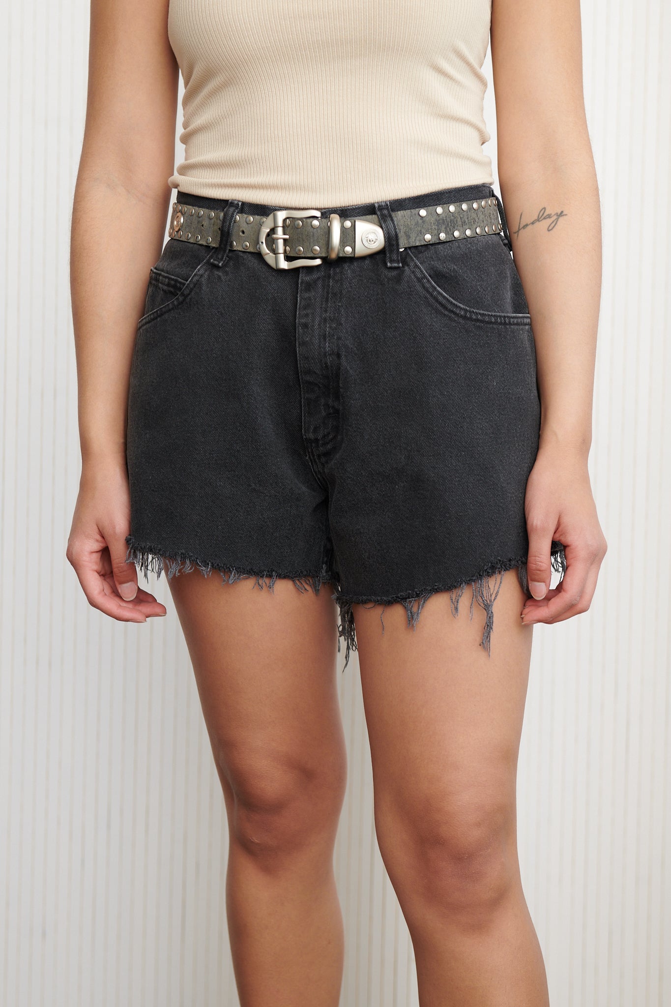 Black Wrangler Cut Off Shorts SZ 33