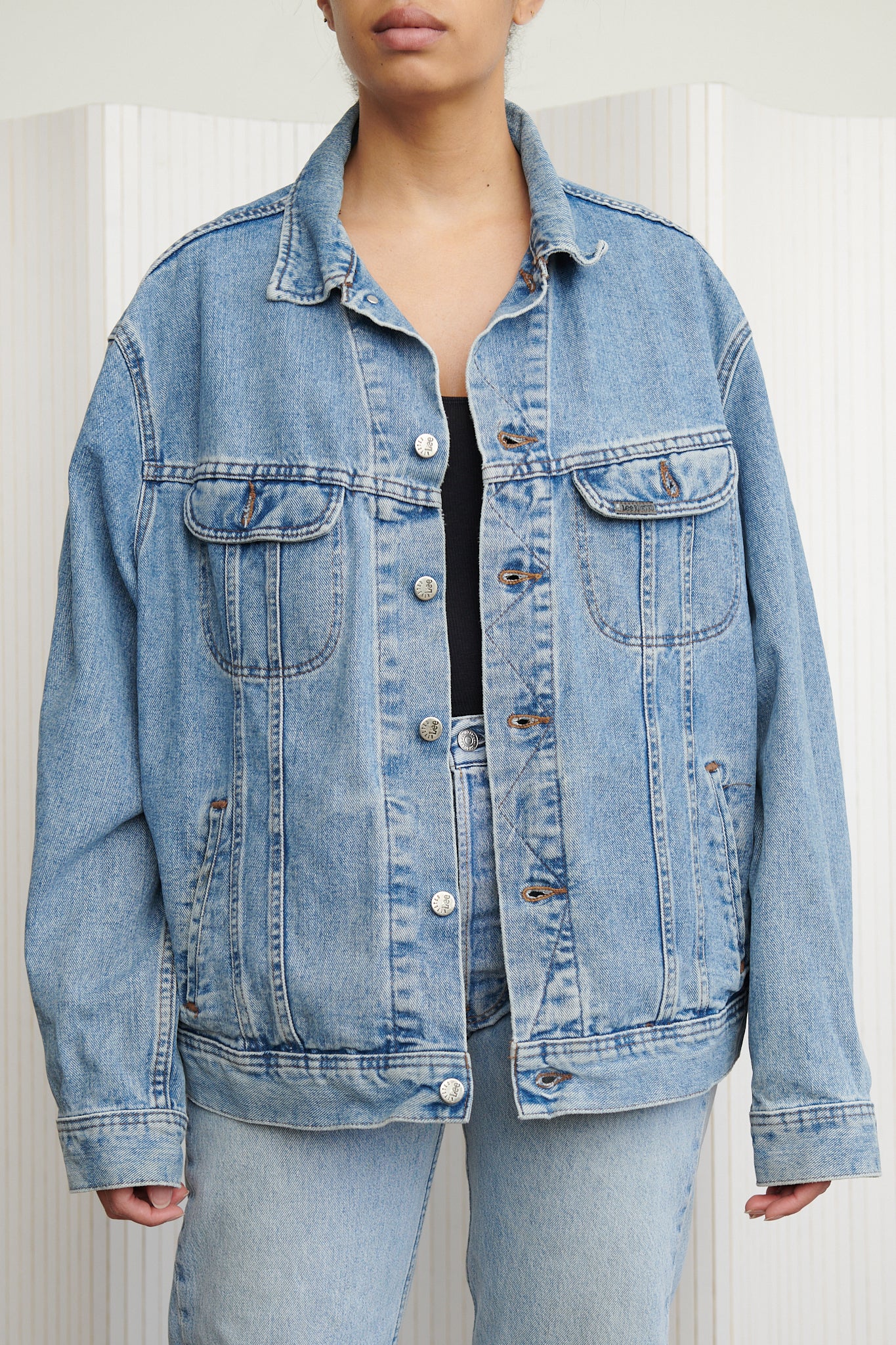 Lee Rounded Pocket Denim Jacket SZ Large