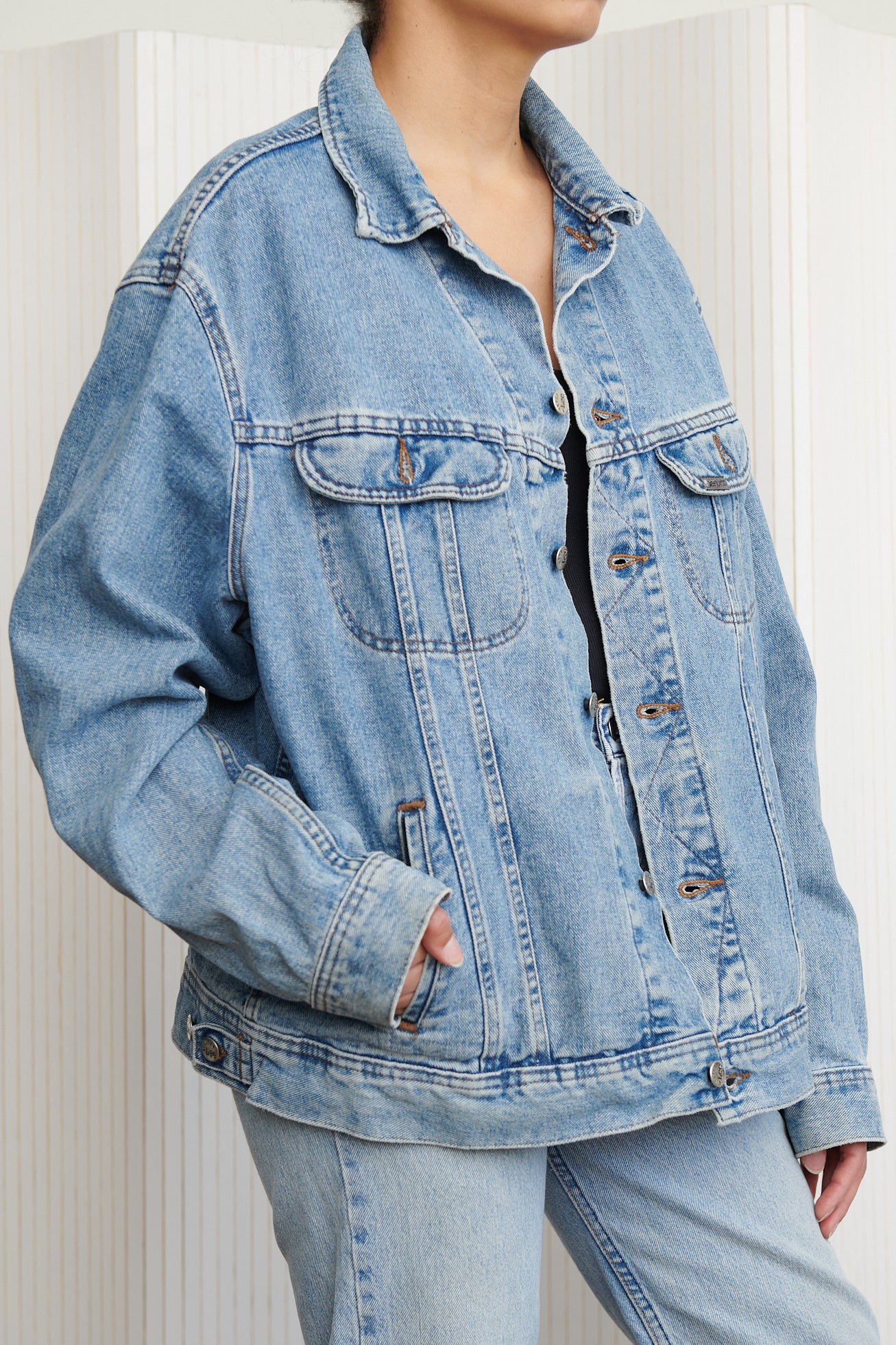 Lee Rounded Pocket Denim Jacket SZ Large