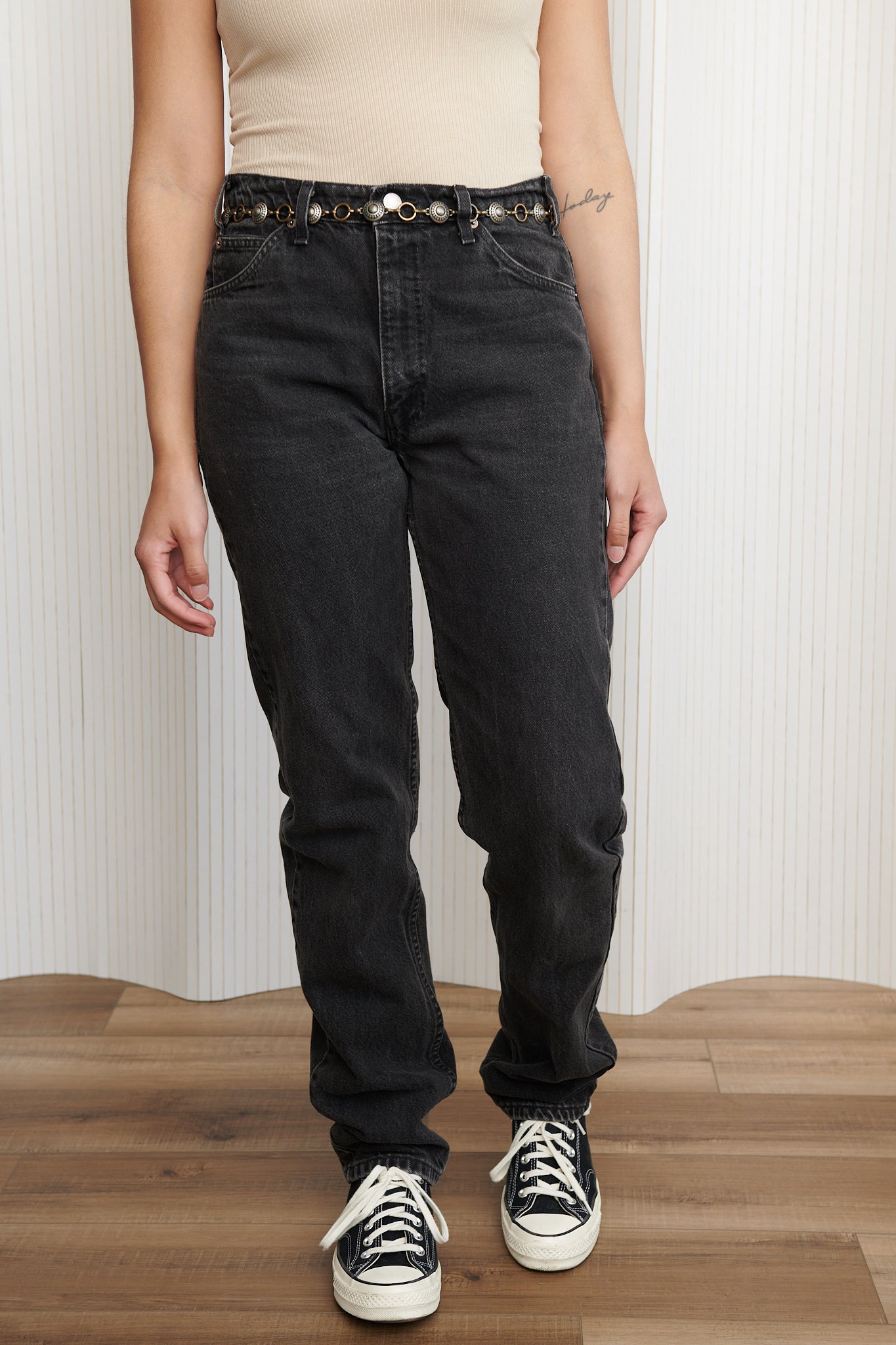 Levi’s Orange Tab Long Black Jeans SZ 32