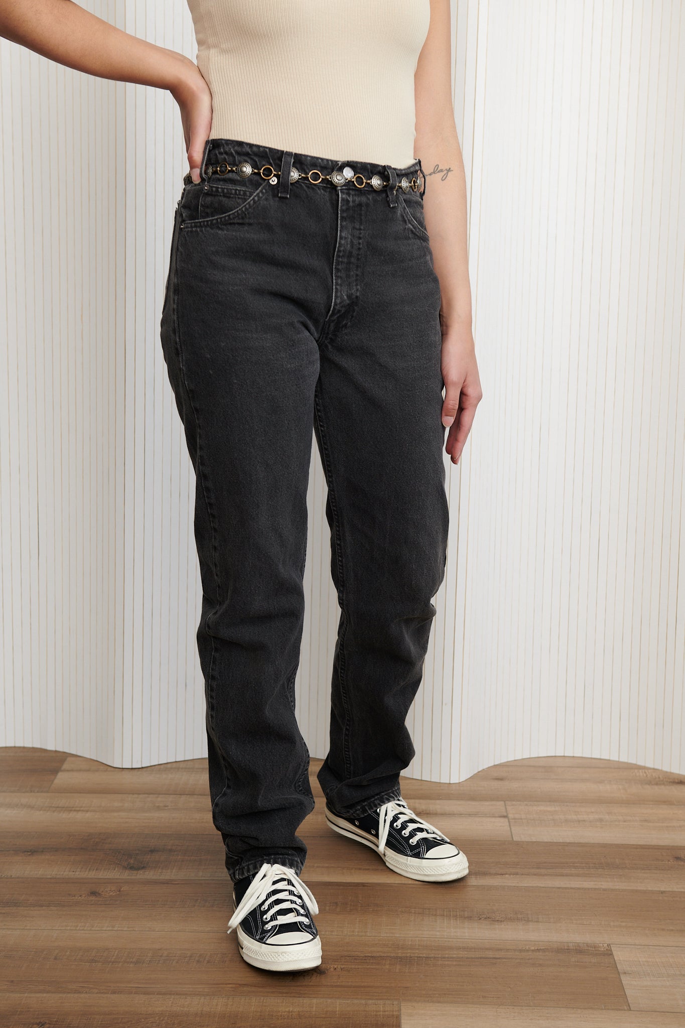 Levi’s Orange Tab Long Black Jeans SZ 32