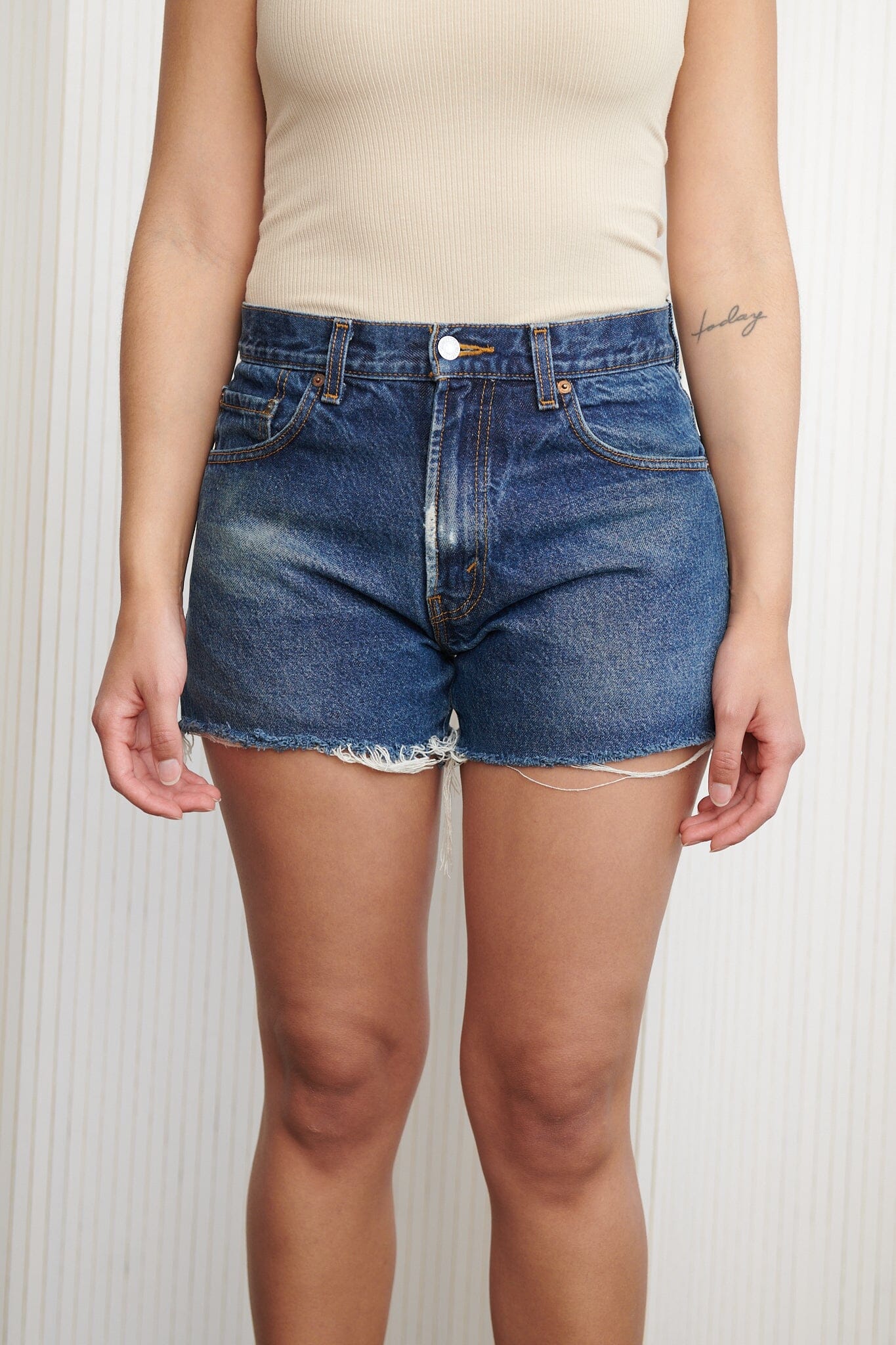Levi's 517 Dark Wash Cut Offs SZ 30 Shorts Levi's