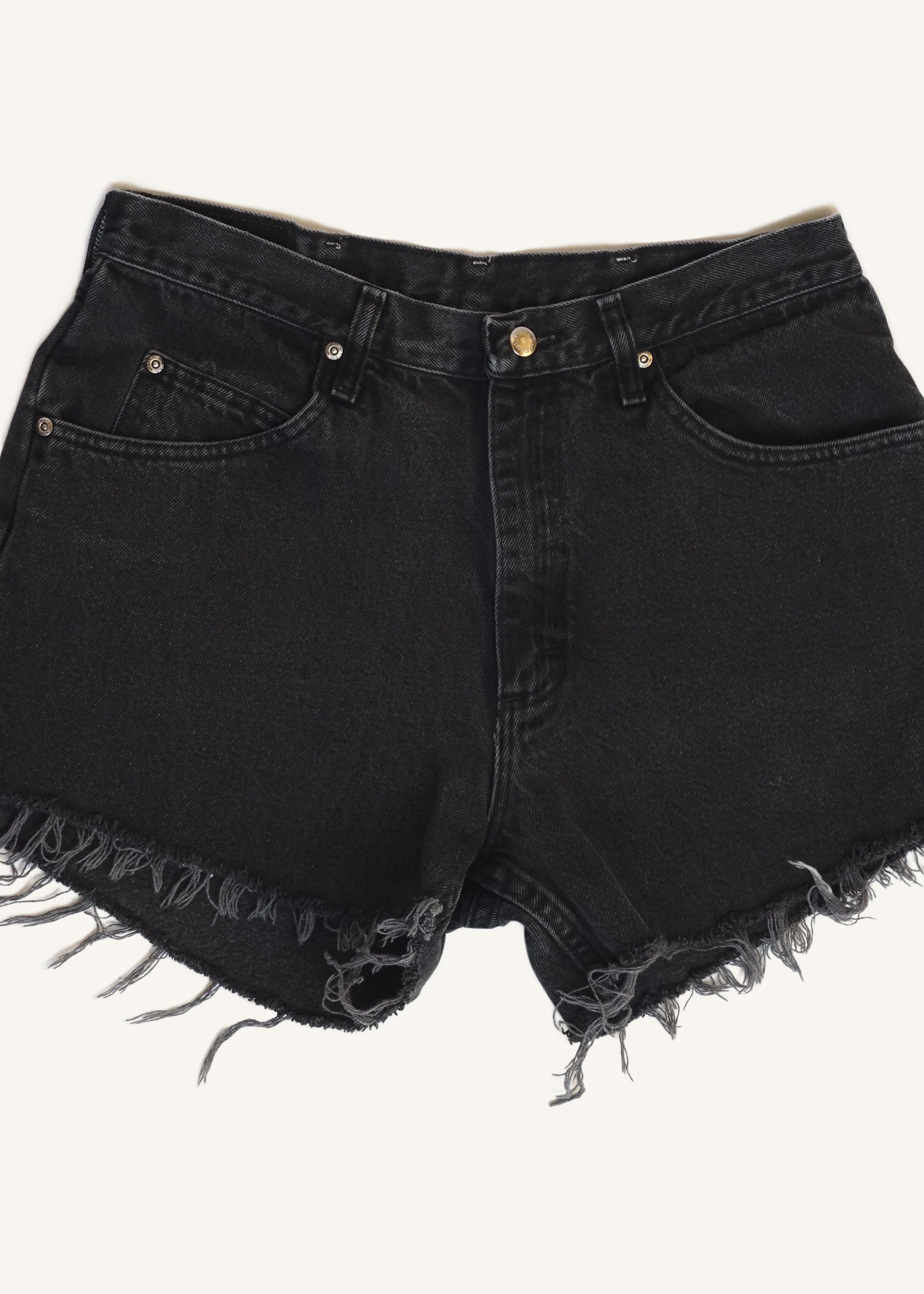Black Wrangler Cut Off Shorts SZ 33
