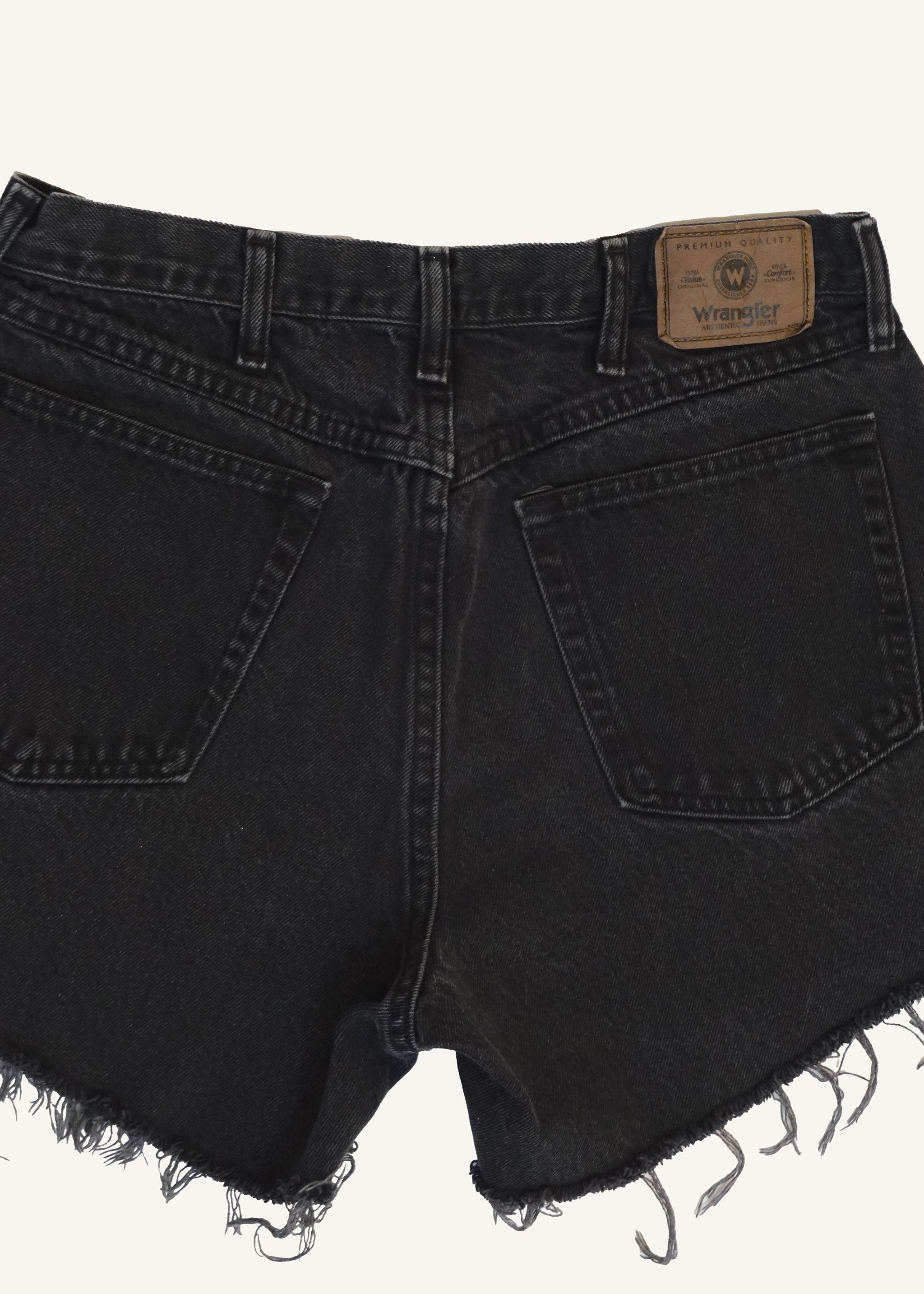 Black Wrangler Cut Off Shorts SZ 33