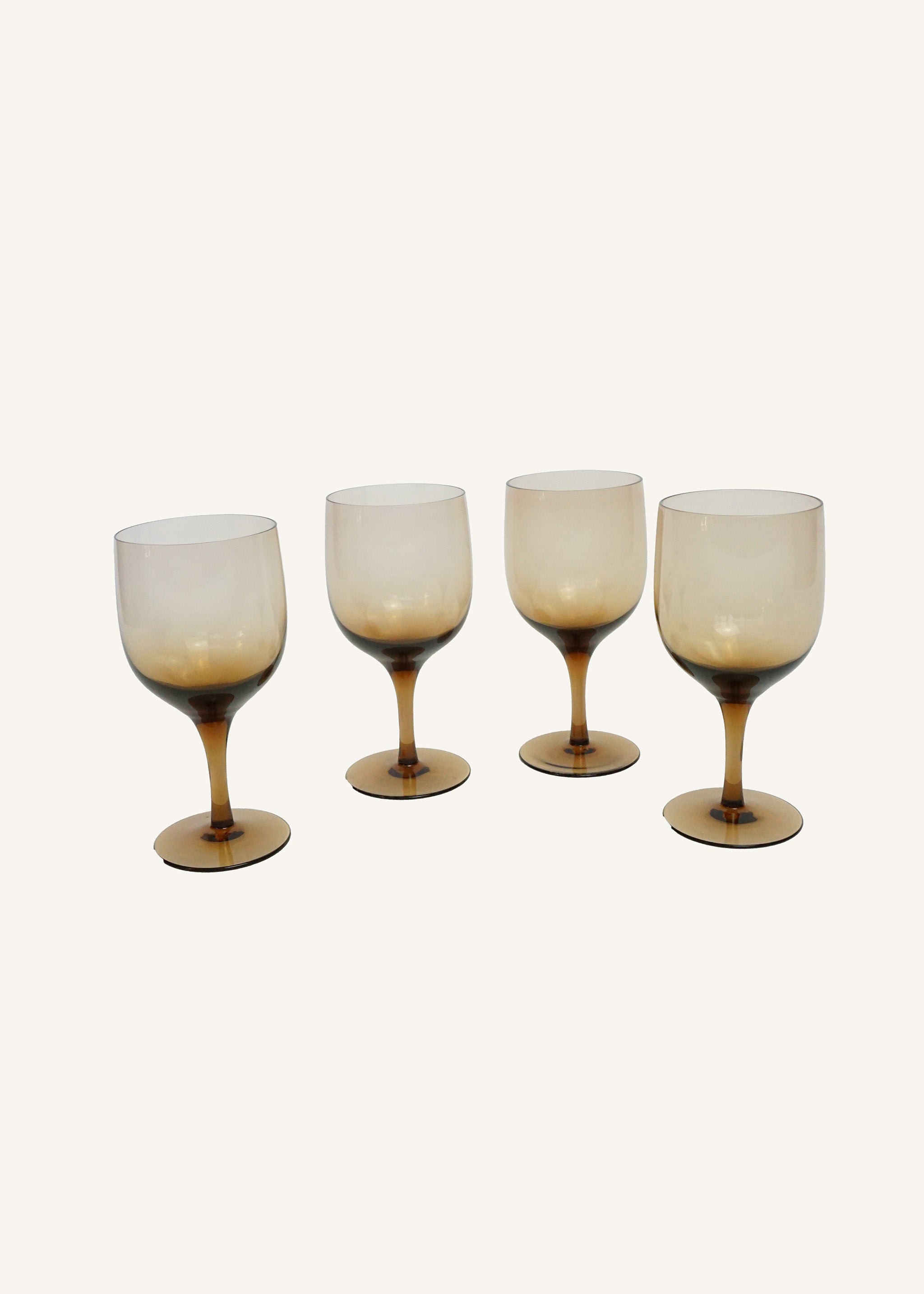 Brown Glass Wine Glasses