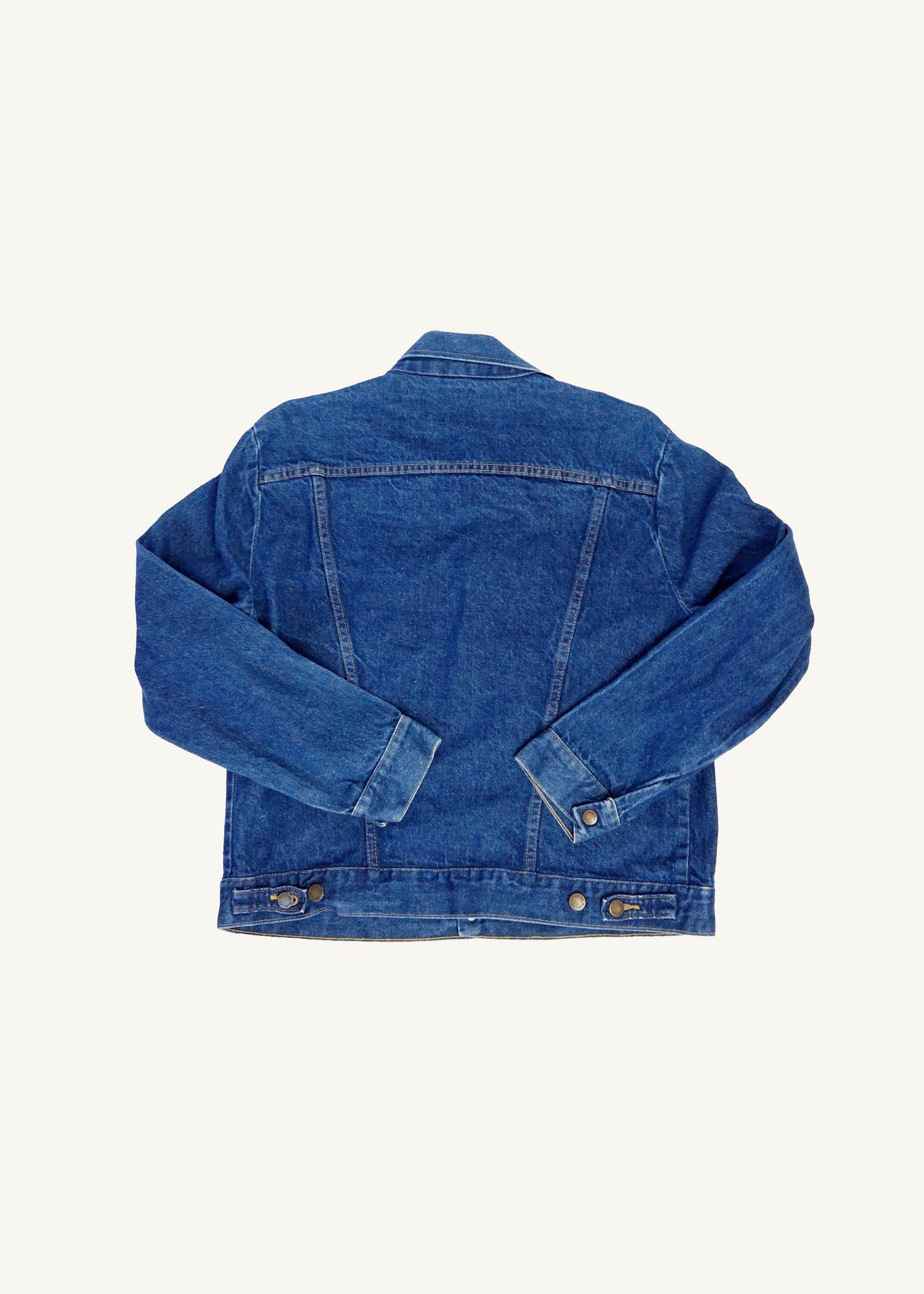 Dark Wash Rustler Trucker Jacket SZ Large