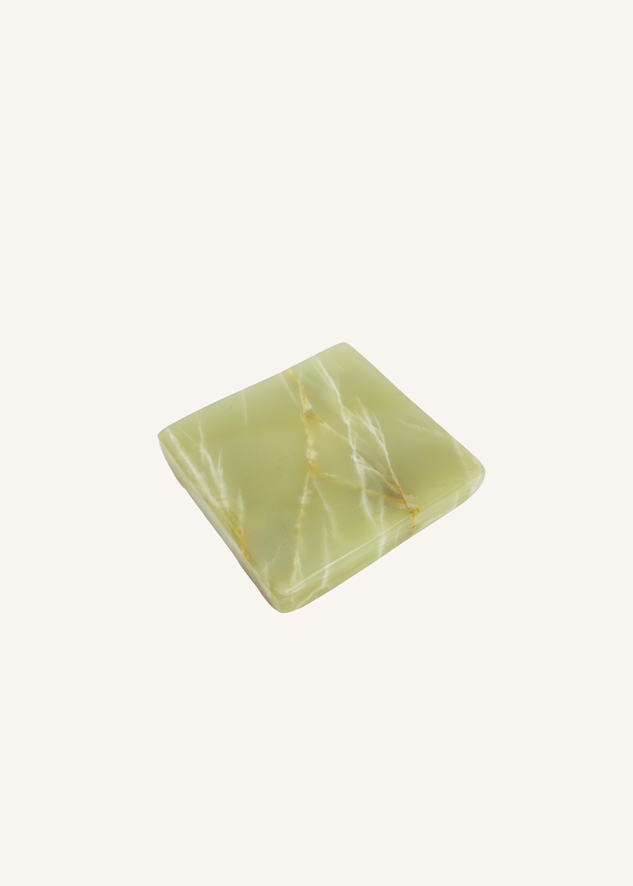 Green Square Onyx Marble Ashtray