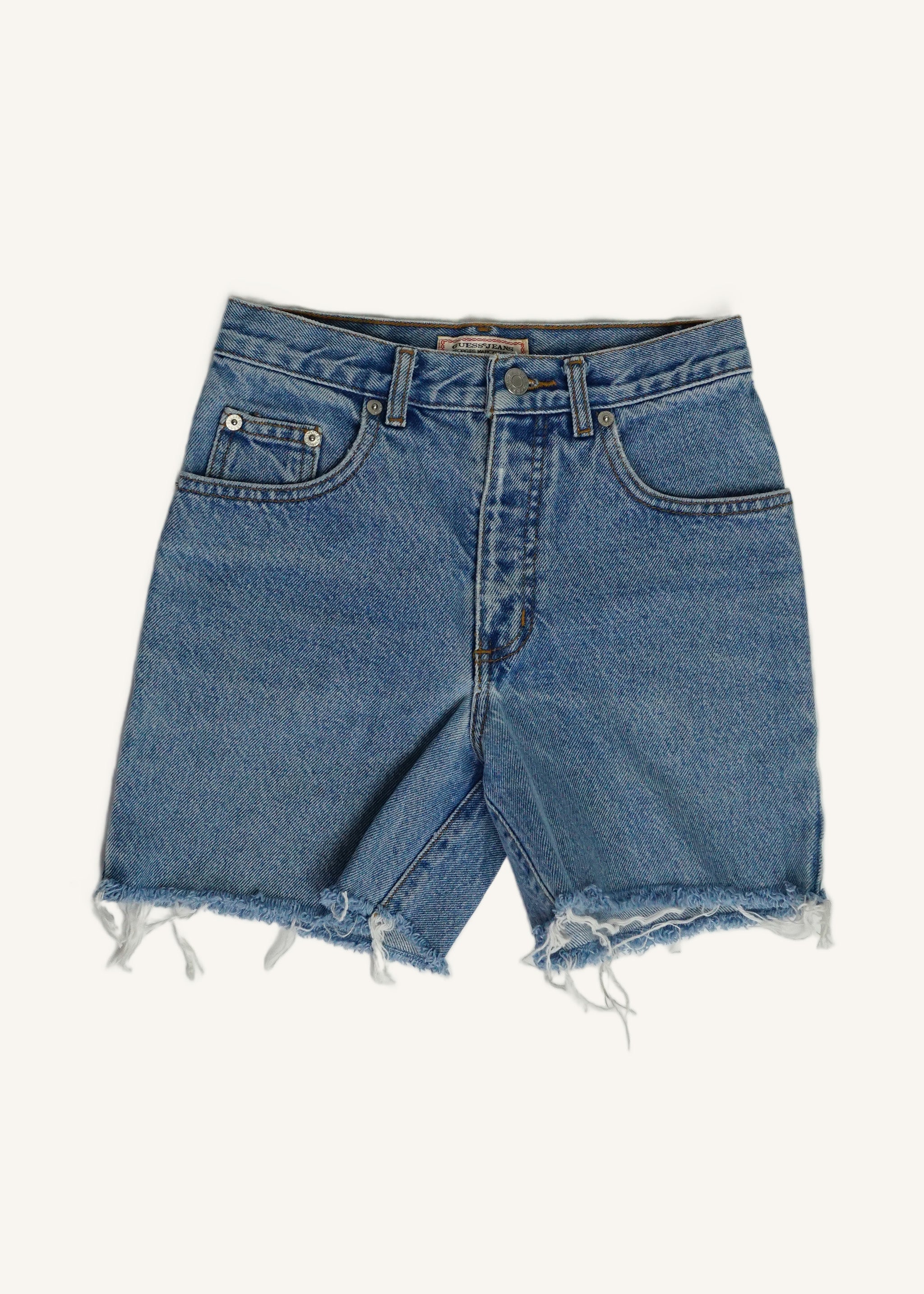 Guess Long Cut Off Shorts SZ 25