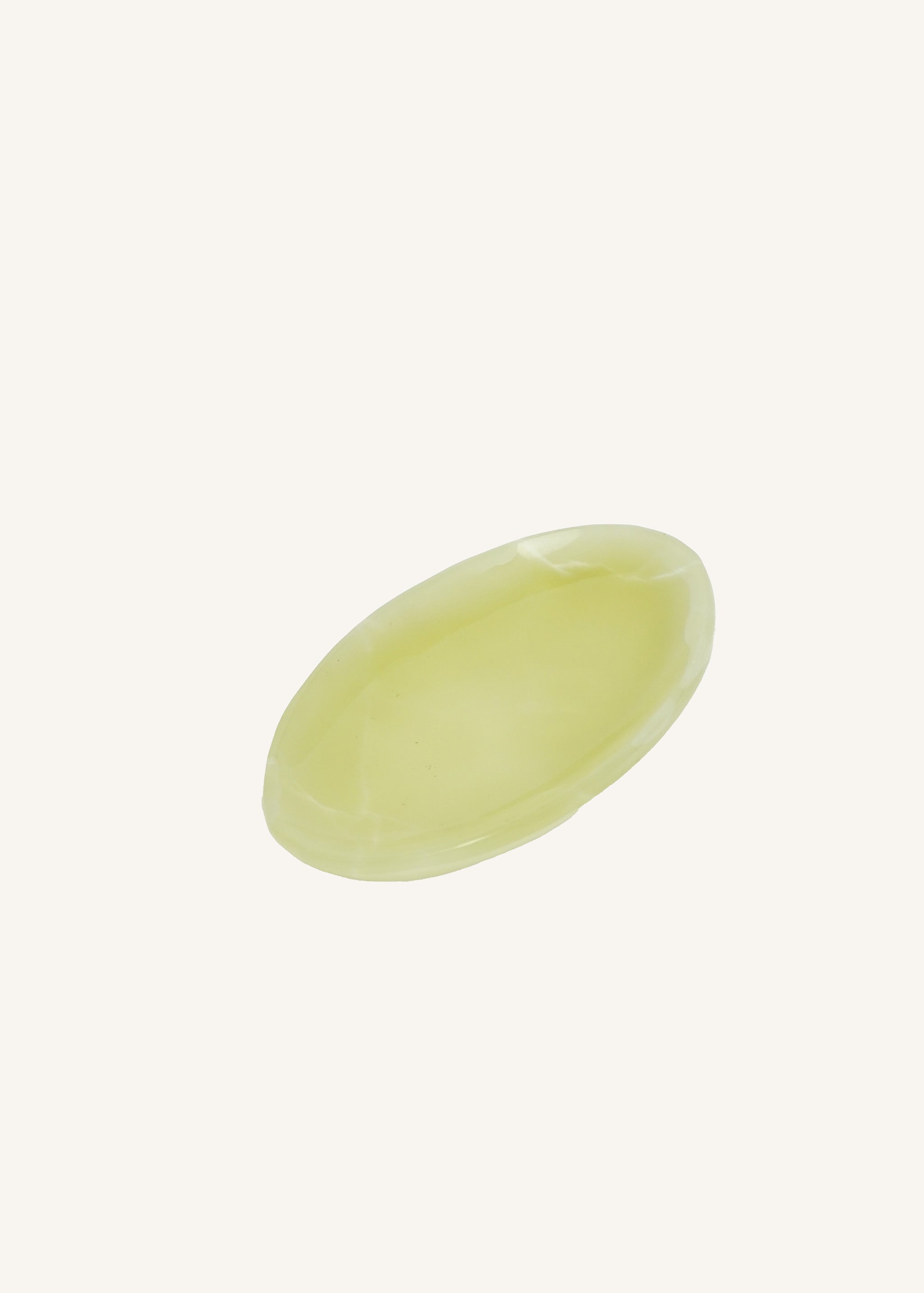 Hand Carved Light Green Onyx Dish