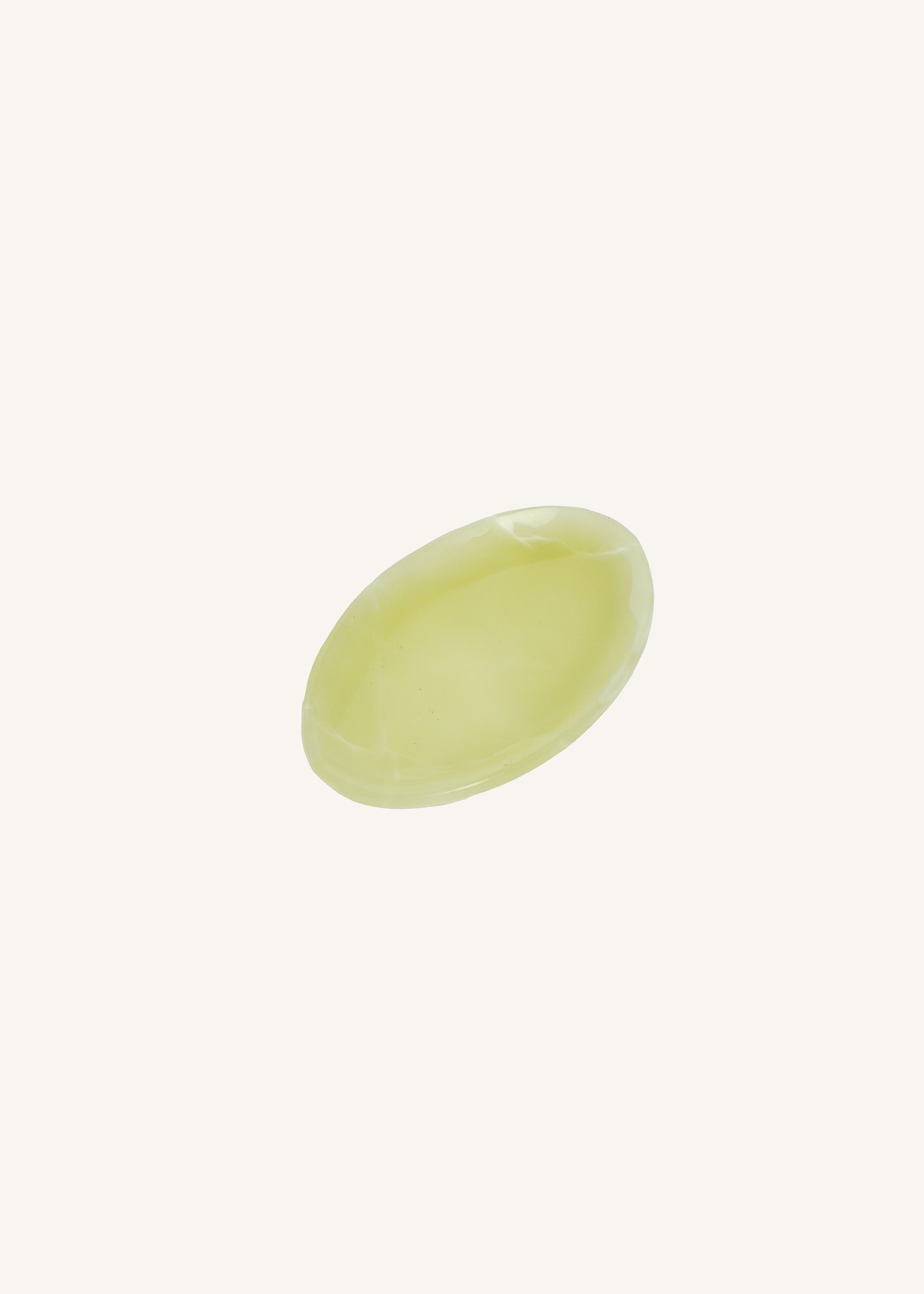 Hand Carved Light Green Onyx Dish