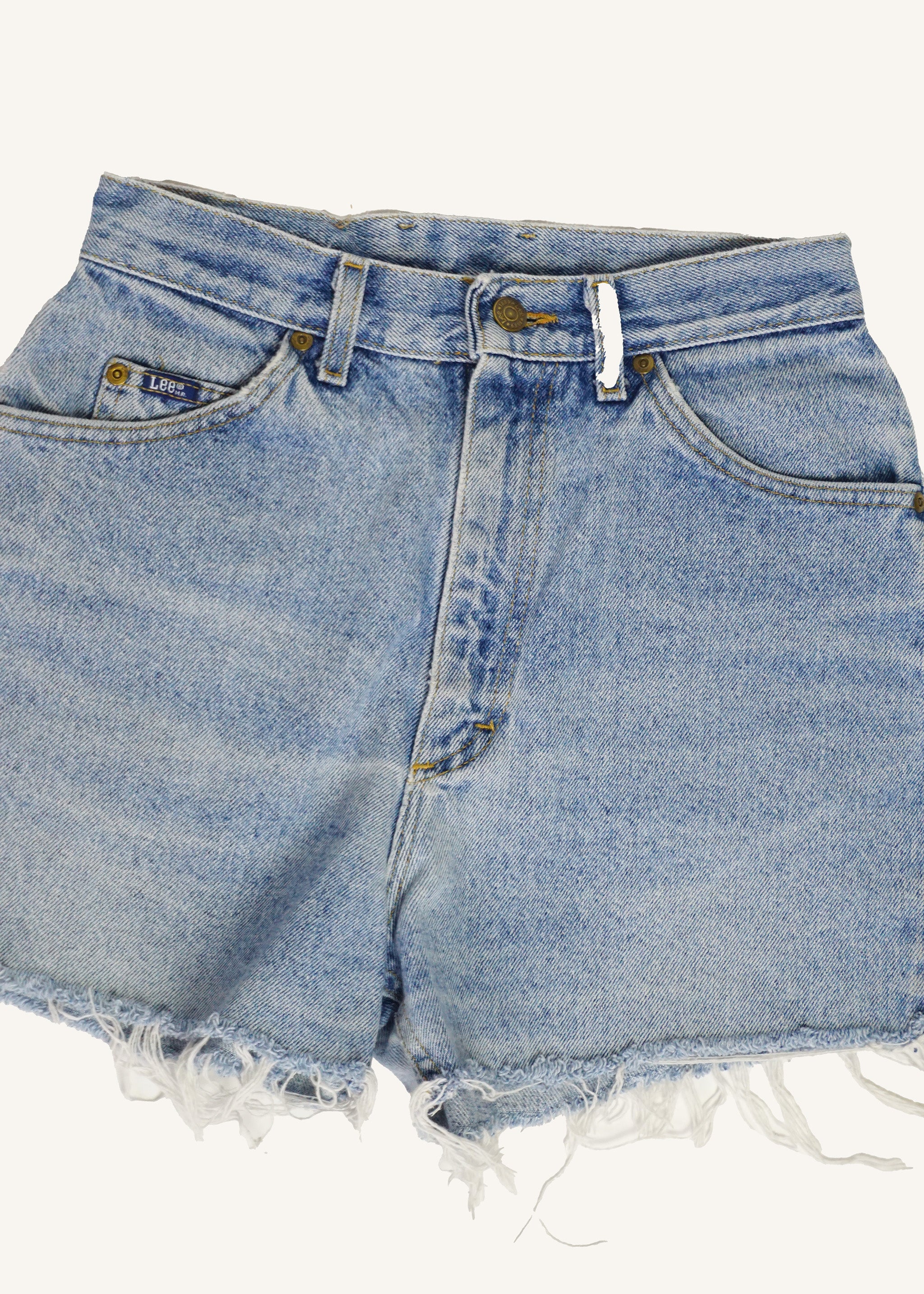 Lee High Waisted Cut Off Shorts SZ 27