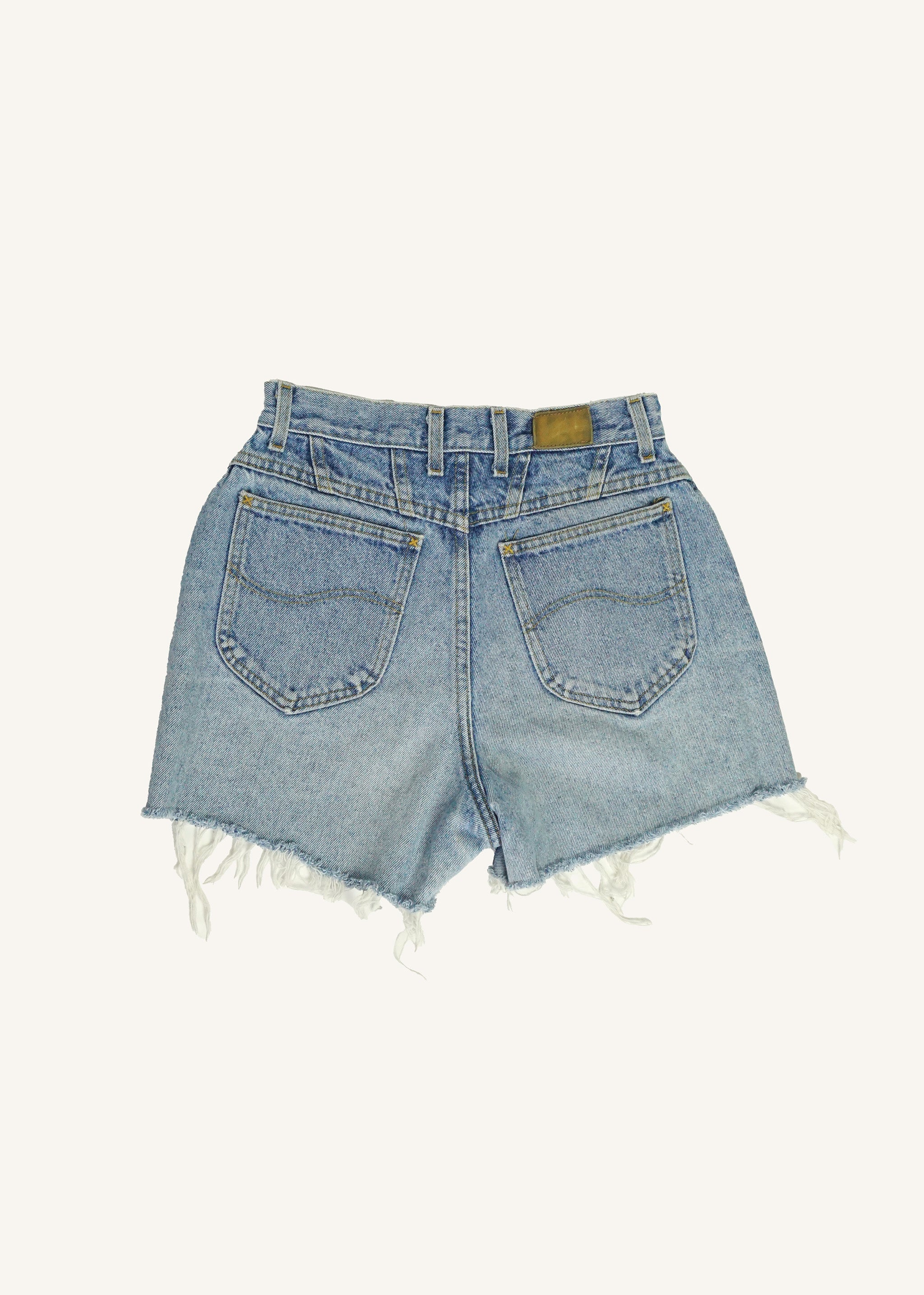 Lee High Waisted Cut Off Shorts SZ 27