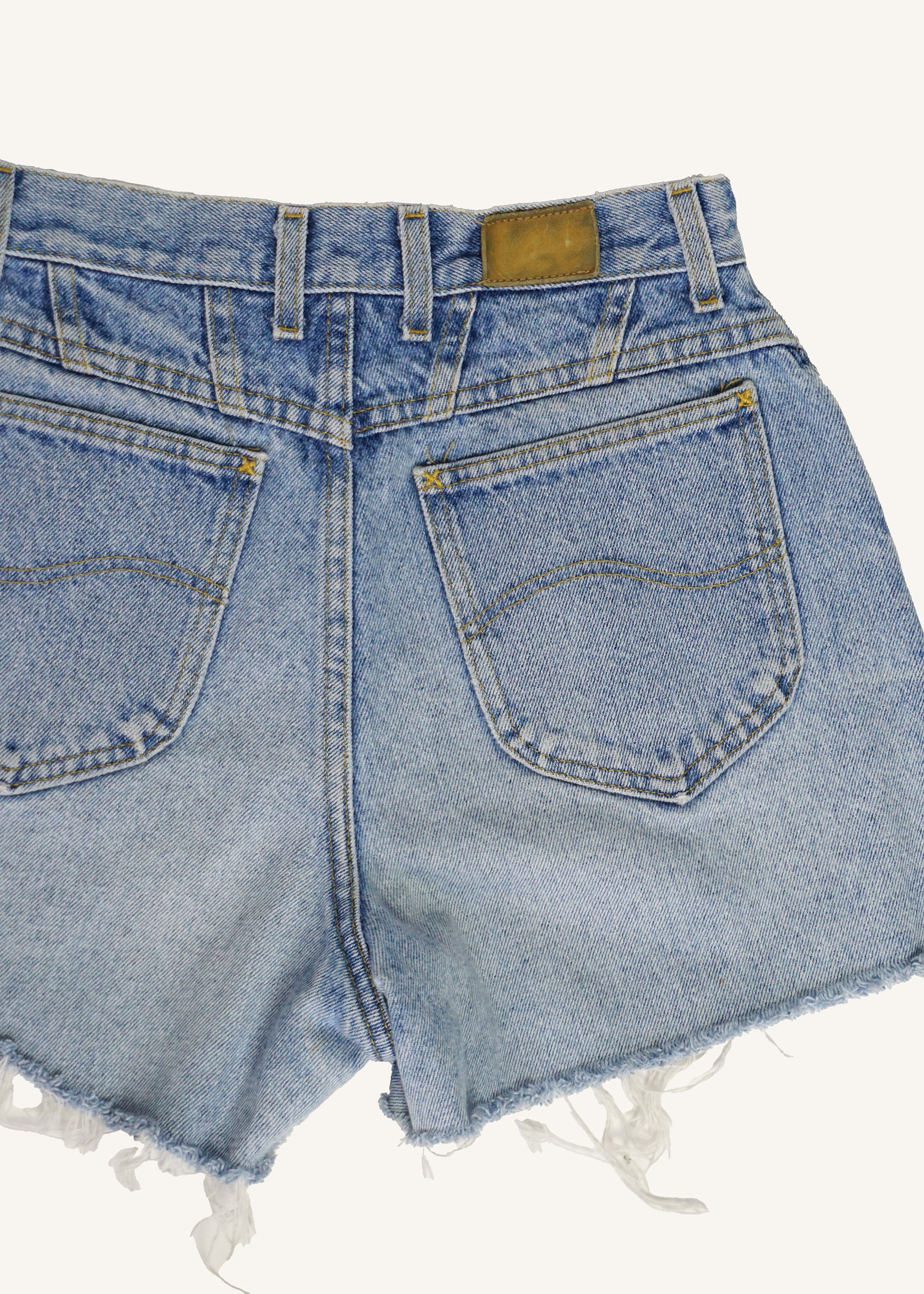 Lee High Waisted Cut Off Shorts SZ 27
