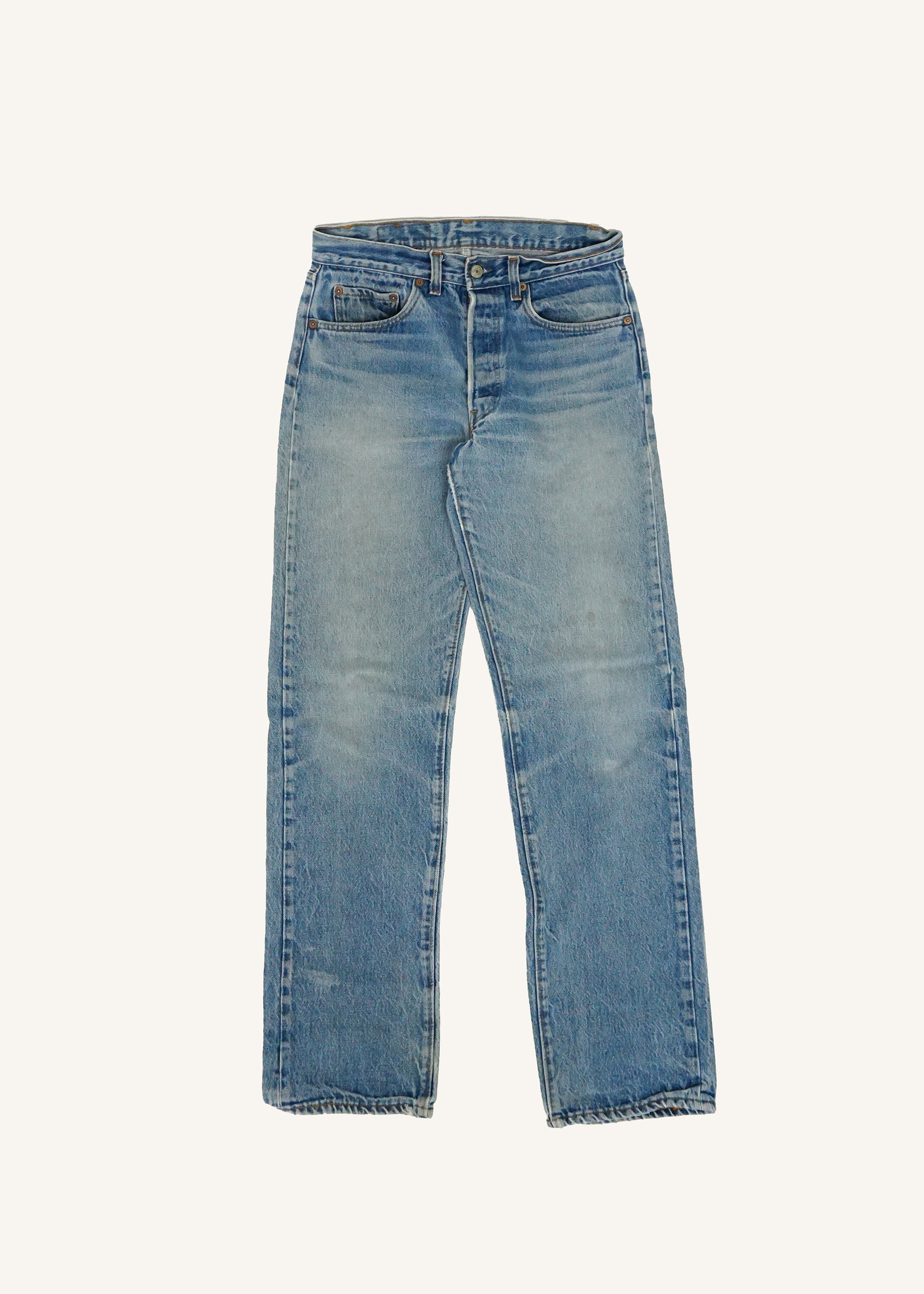 Levi's 501 Whiskered Medium Wash Jeans SZ 31
