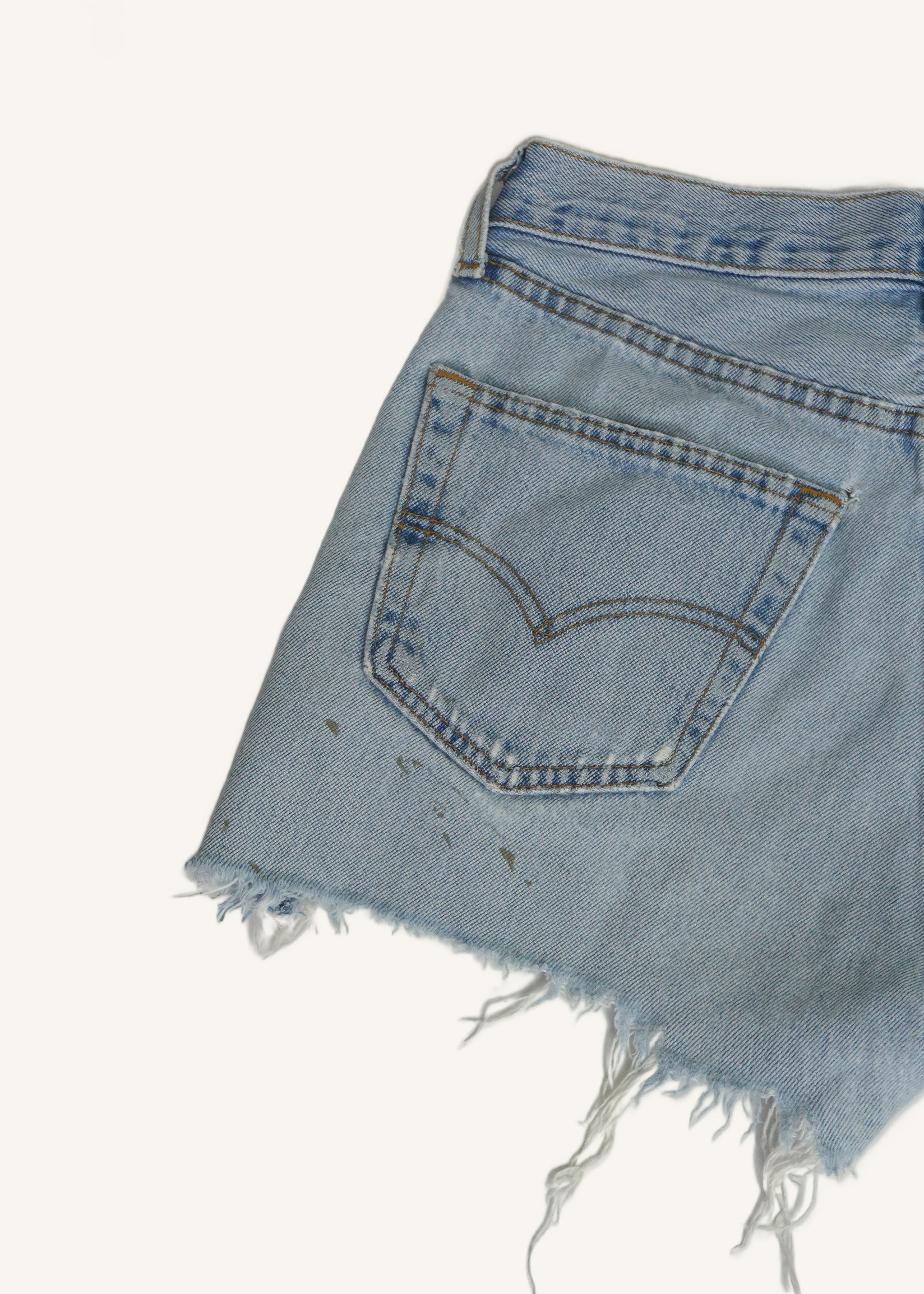 Levi's Light Wash 501 Shorts SZ 28