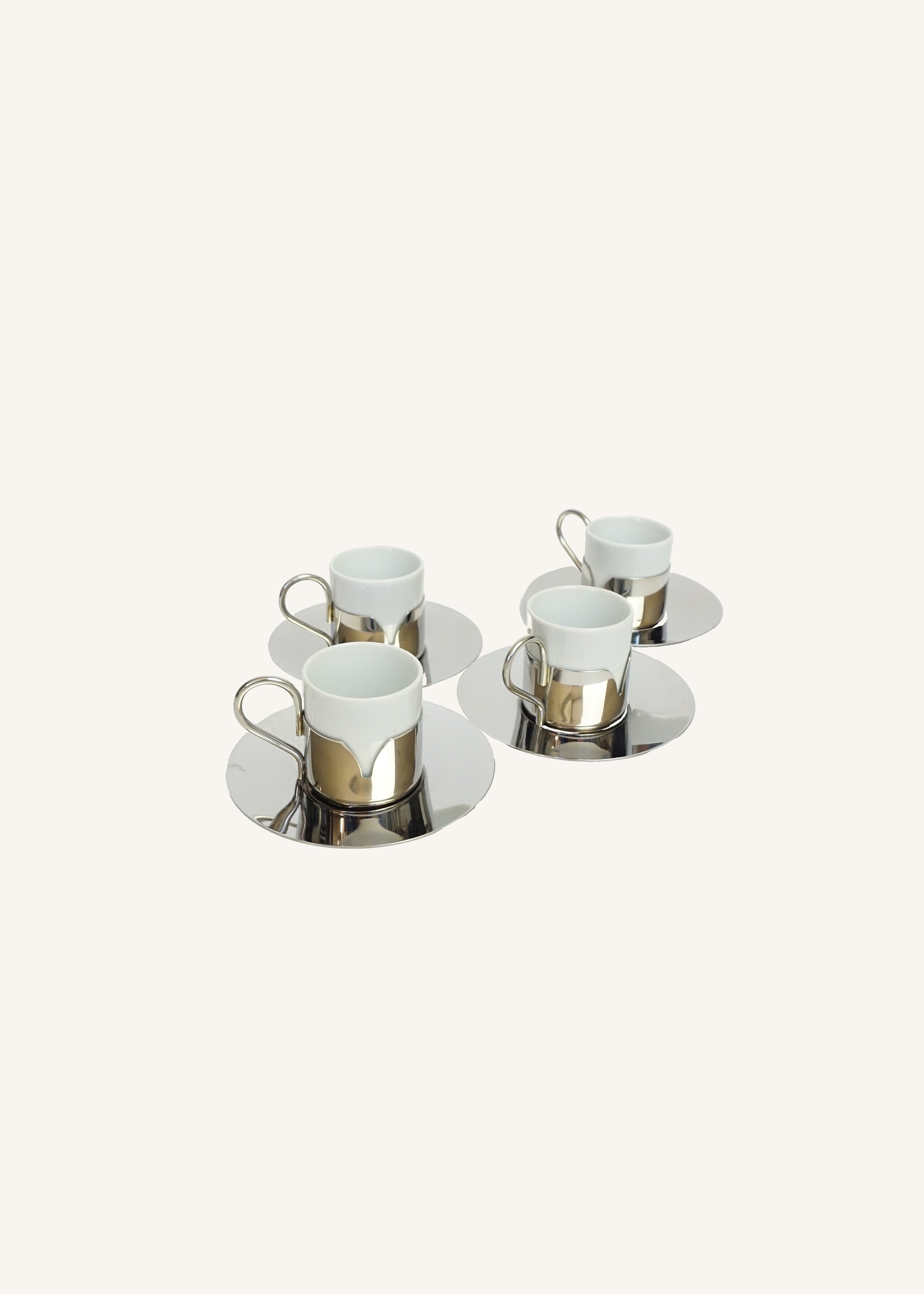 Metal + Ceramic Espresso Set