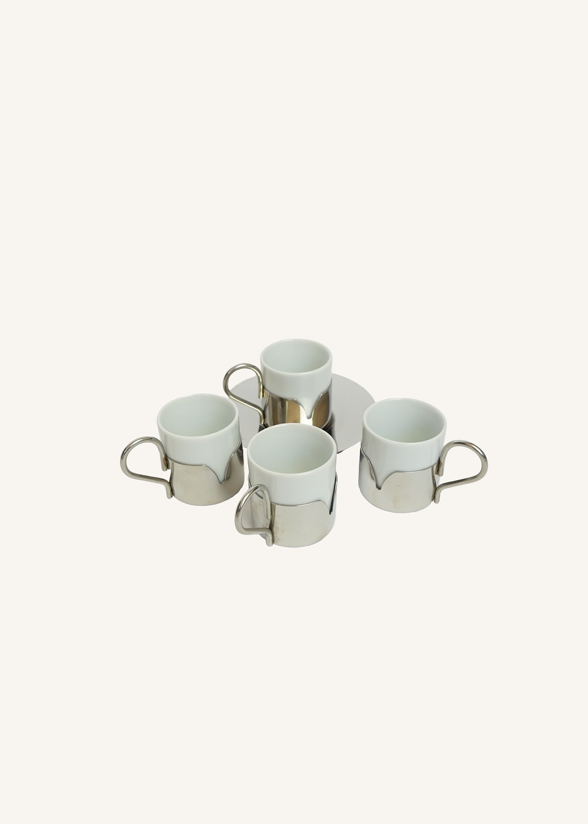 Metal + Ceramic Espresso Set