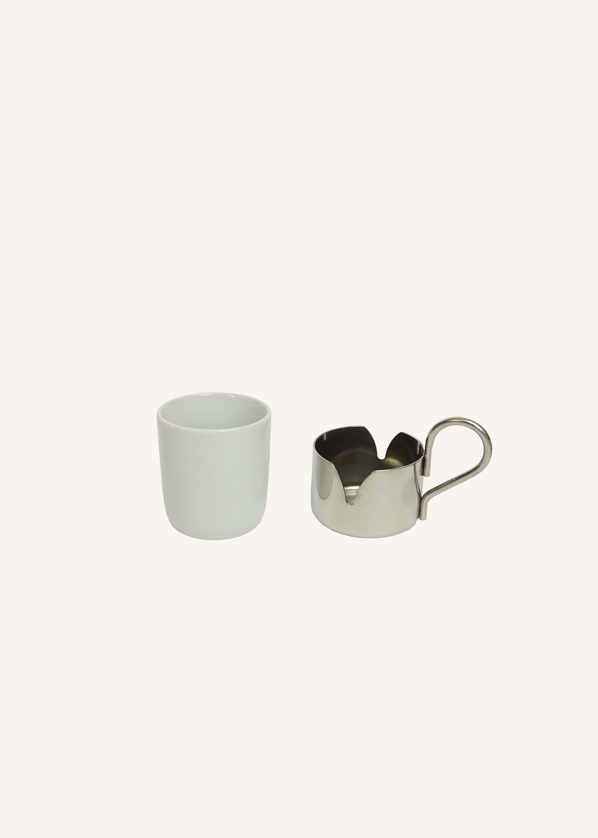 Metal + Ceramic Espresso Set