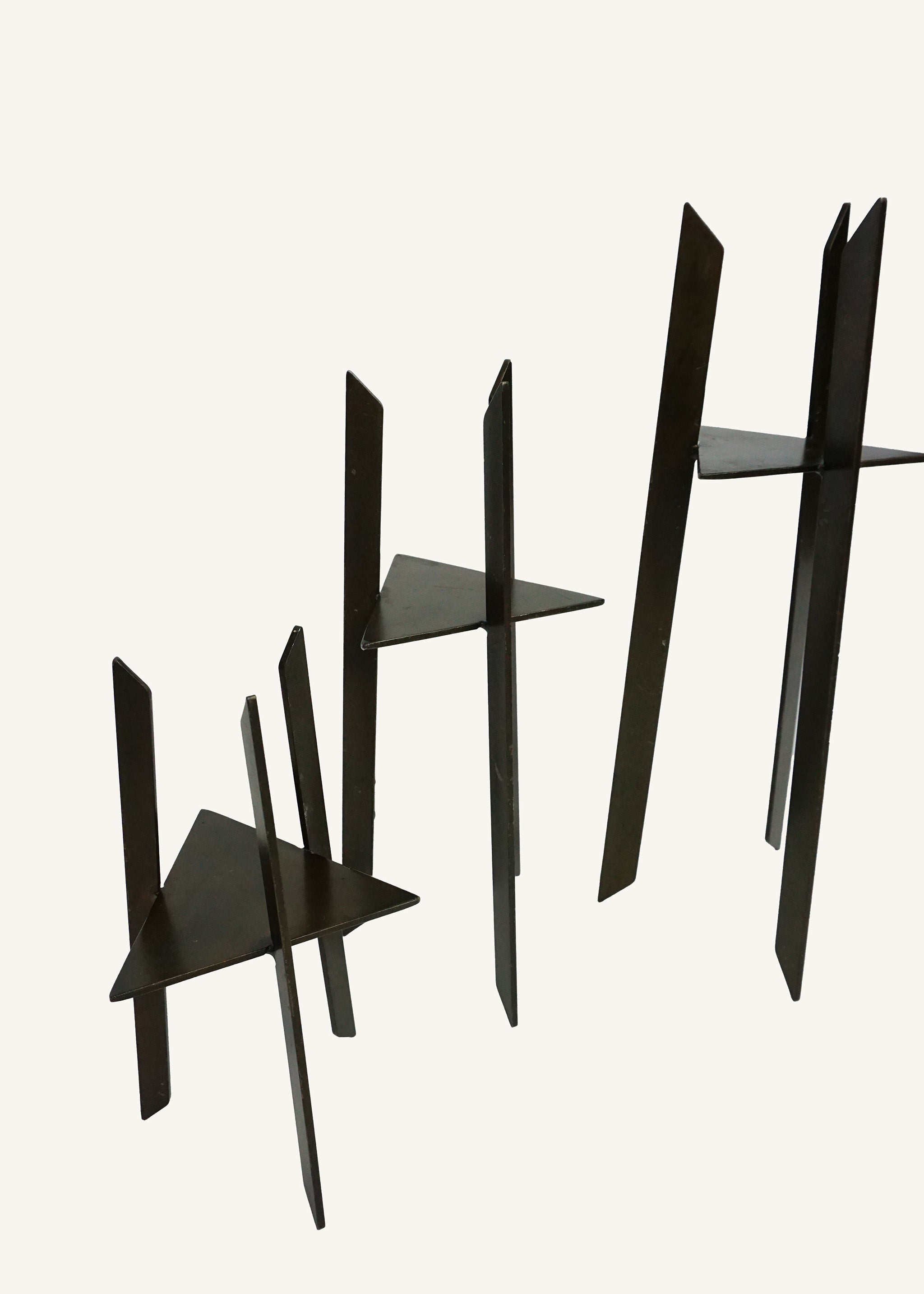 Triangle Metal Candle Holders