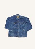 1980s Levi's Dark Wash Trucker Jacket SZ Large
