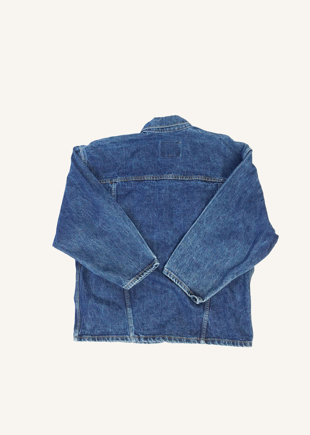 1980s Levi's Dark Wash Trucker Jacket SZ Large