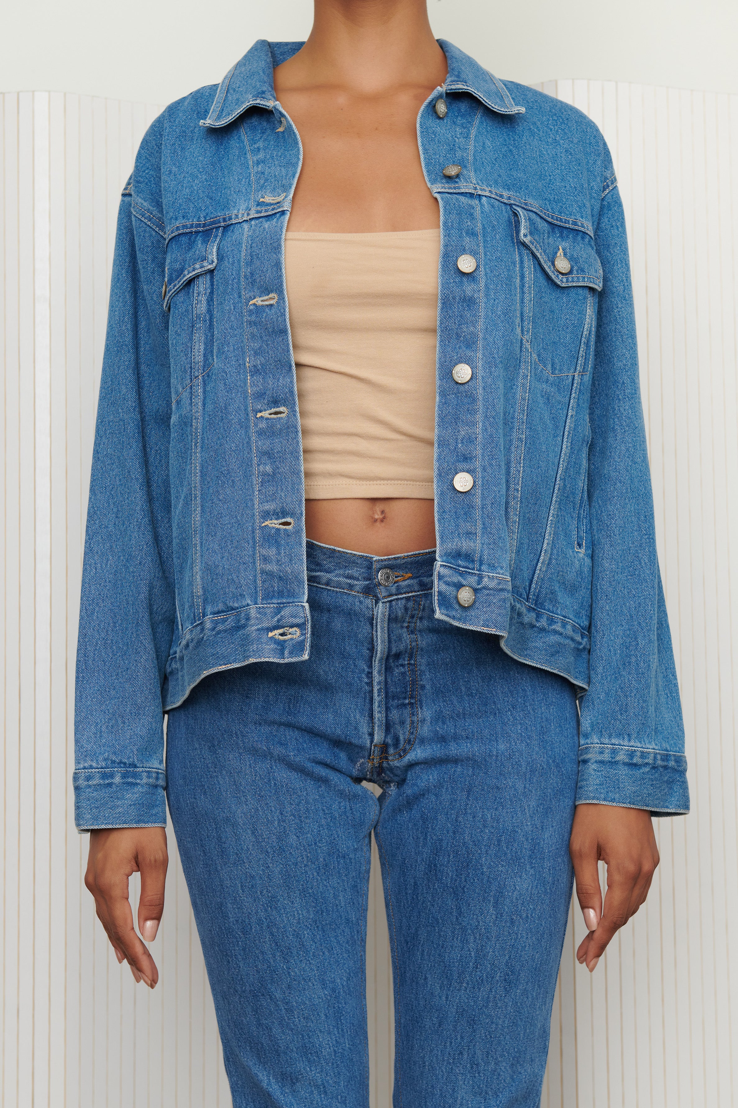 Valley girl denim fashion jacket