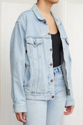 Levi’s Light Wash Denim Trucker Jacket SZ Large