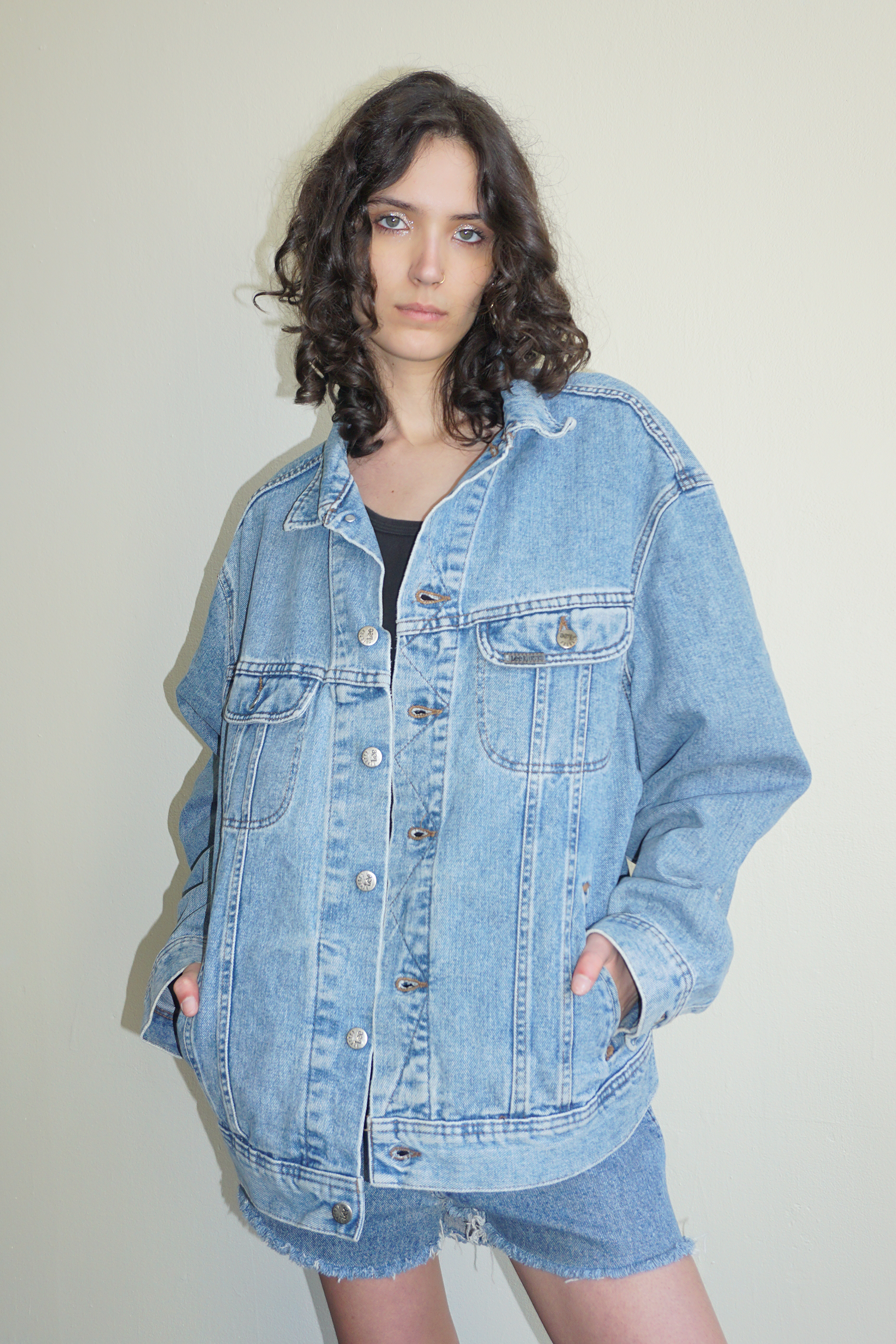 Lee Rounded Pocket Denim Jacket SZ Large