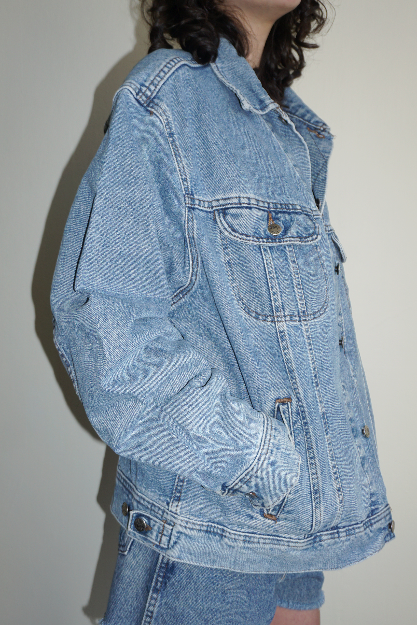 Lee Rounded Pocket Denim Jacket SZ Large