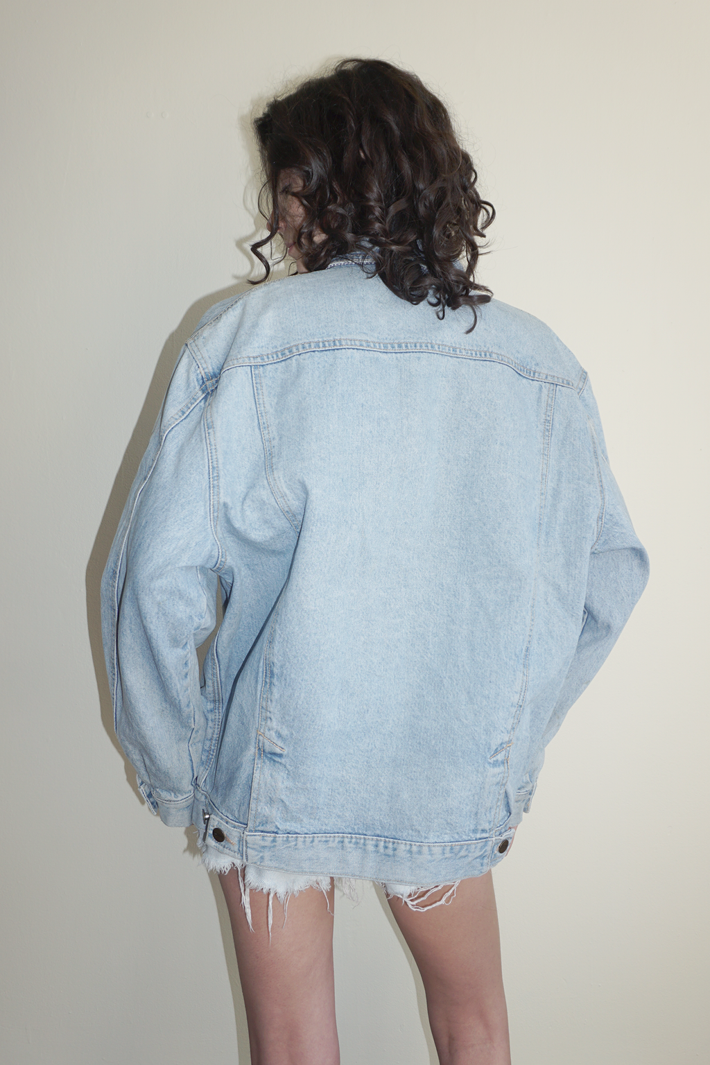 ESPRIT Oversized Denim Railroad Jacket SZ Large