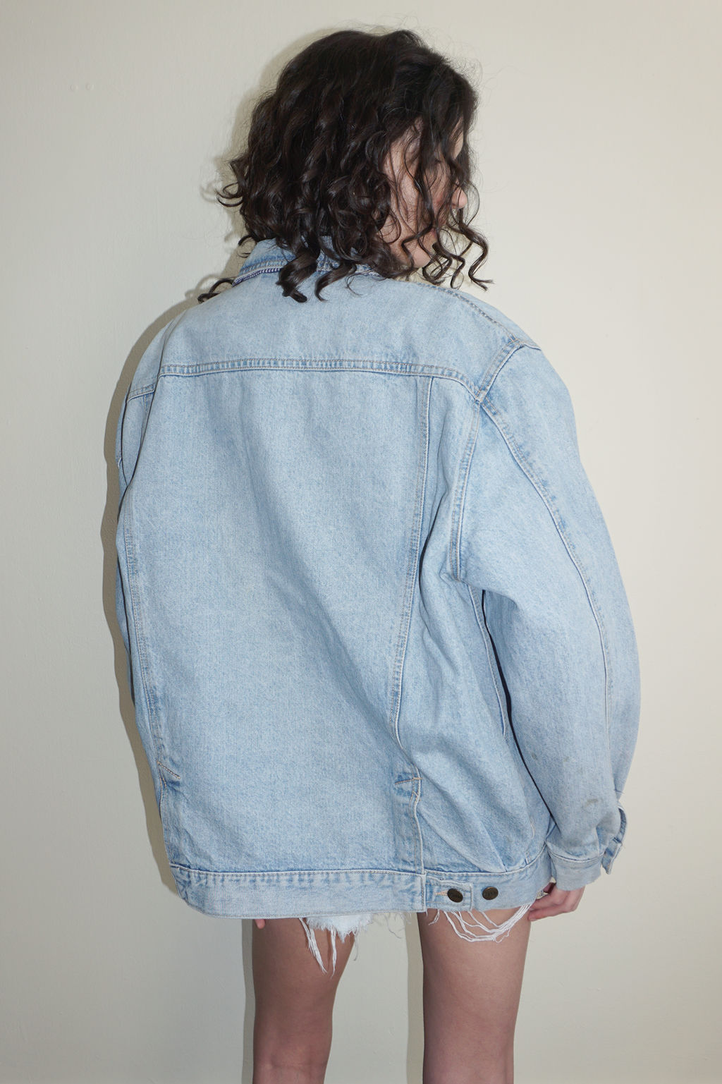 ESPRIT Oversized Denim Railroad Jacket SZ Large