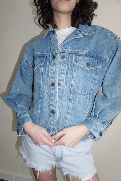 Calvin Klein Medium Wash Denim Jacket SZ Medium