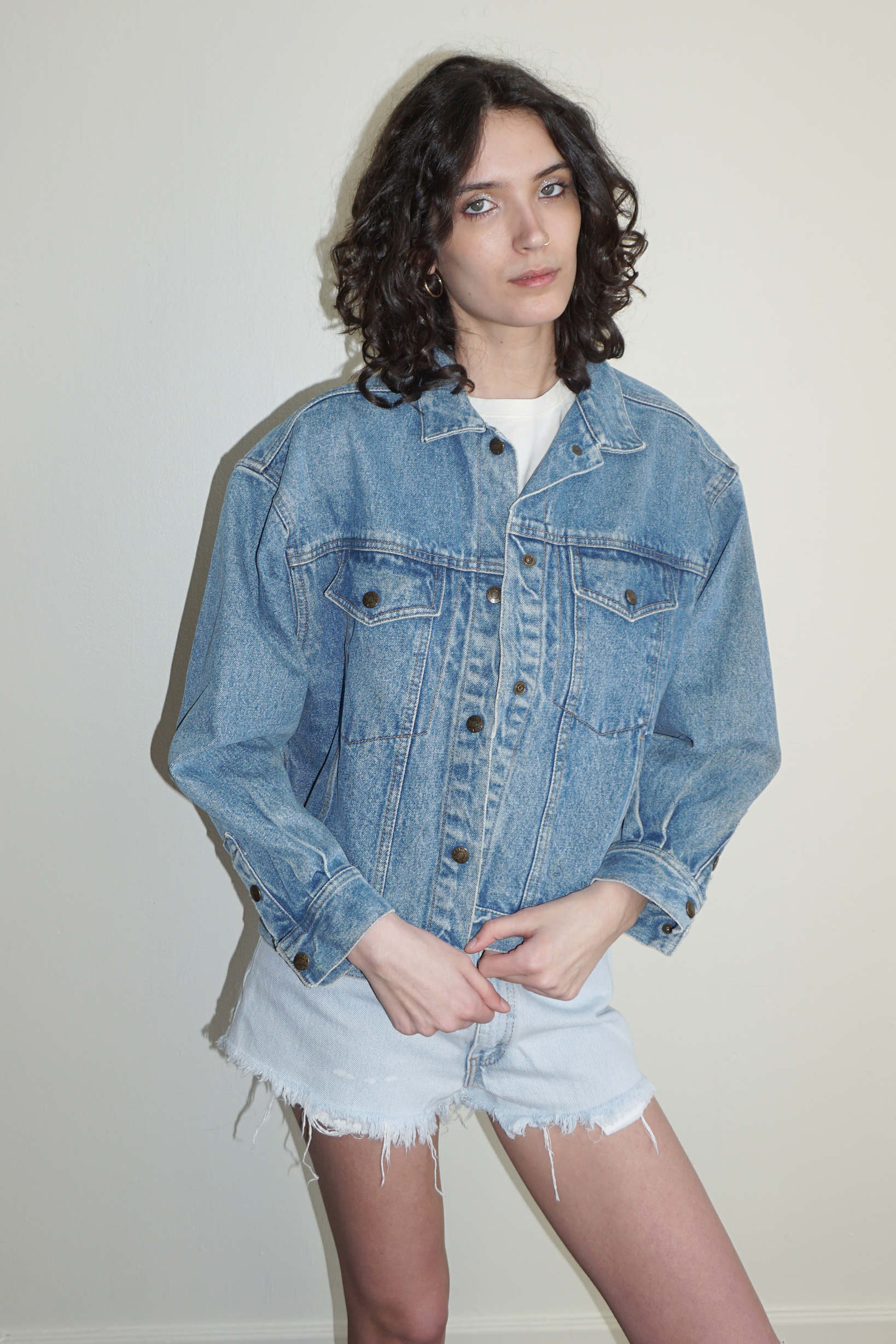 Calvin Klein Medium Wash Denim Jacket SZ Medium