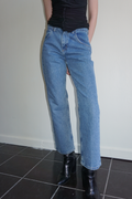 Wrangler Red Label Medium Wash Wide Leg Jeans SZ 26
