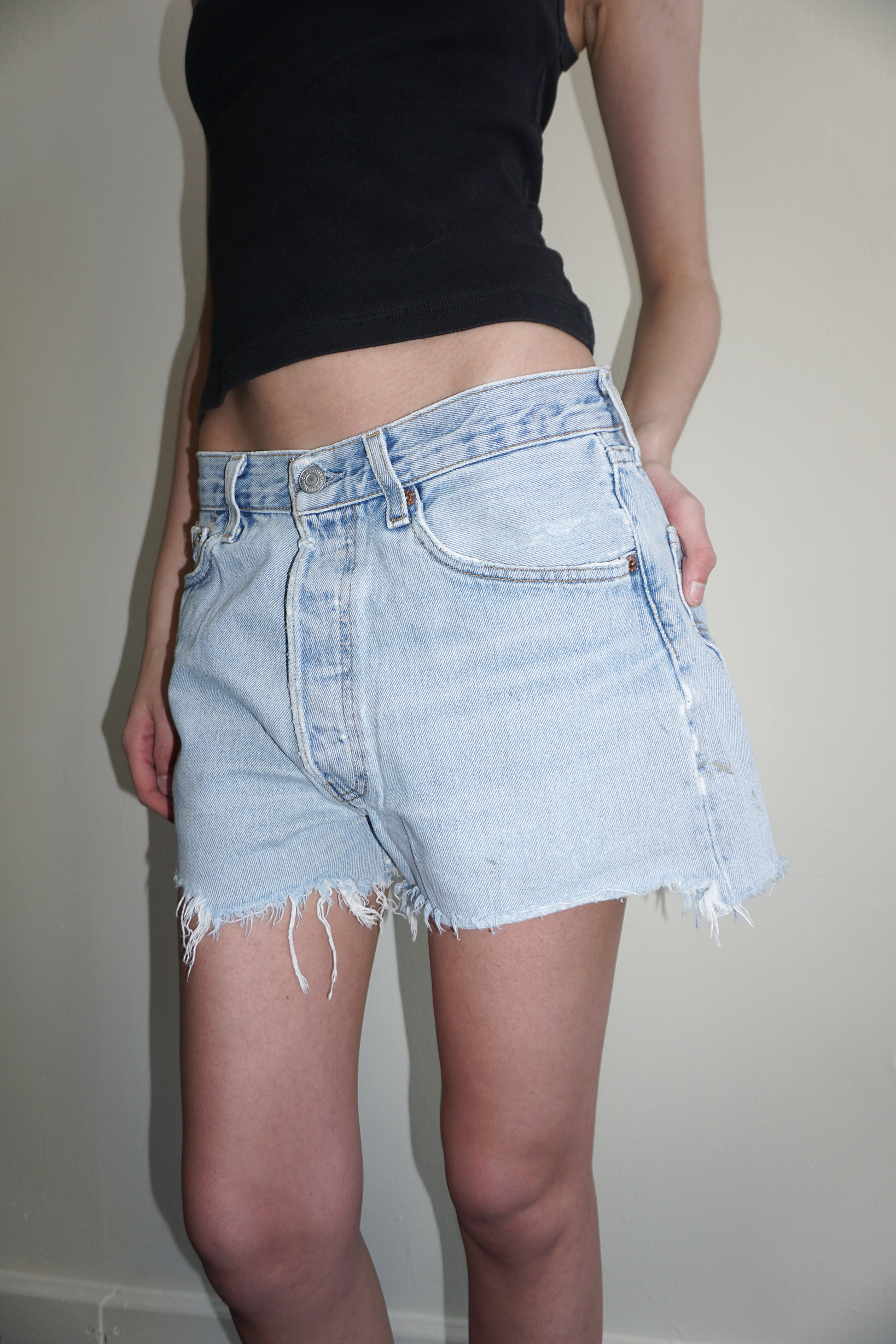 Levi's Light Wash 501 Shorts SZ 28