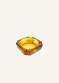 Amber Glass Ashtray