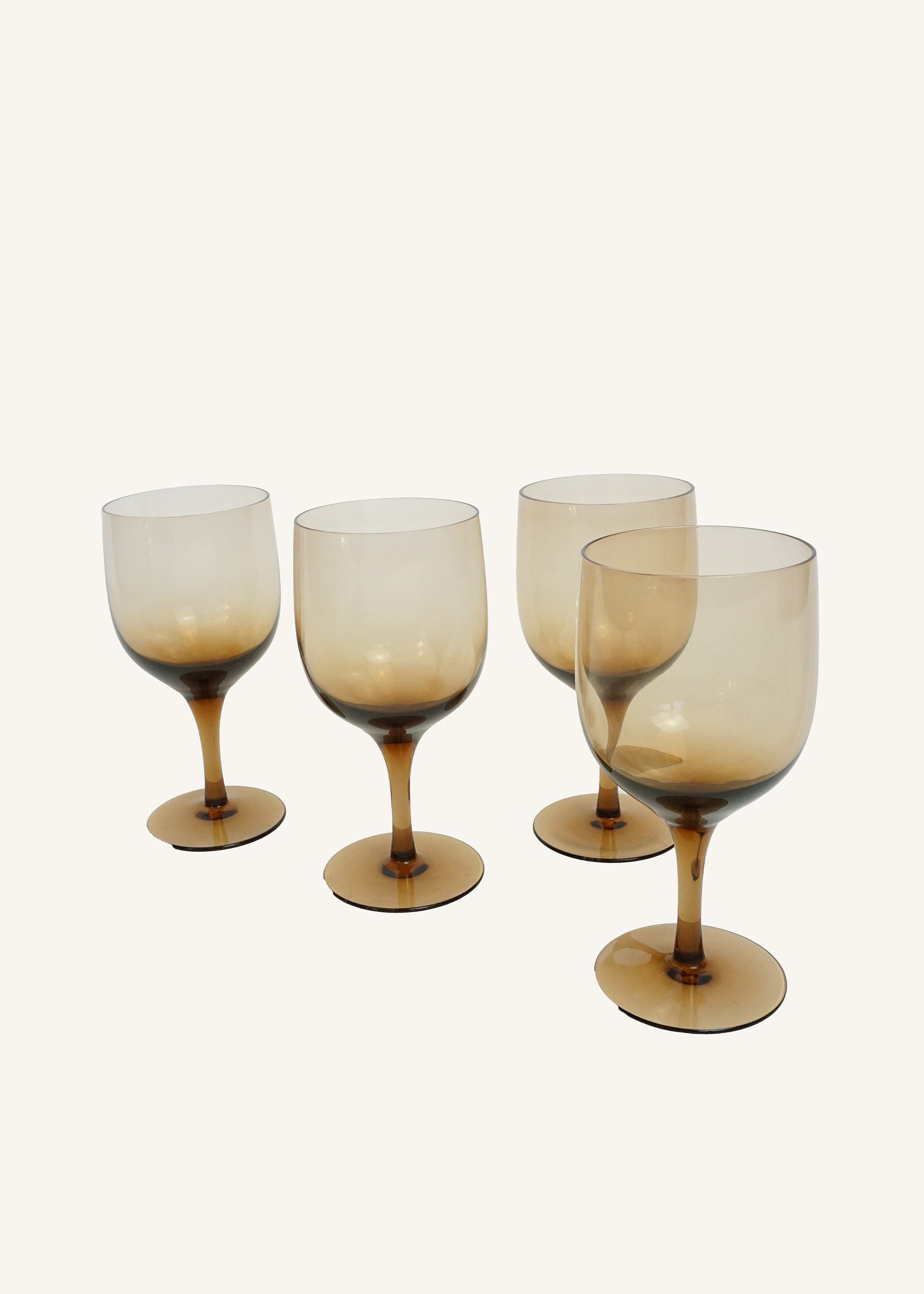 Brown Glass Wine Glasses