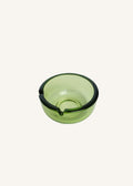 Round Green Glass Ashtray