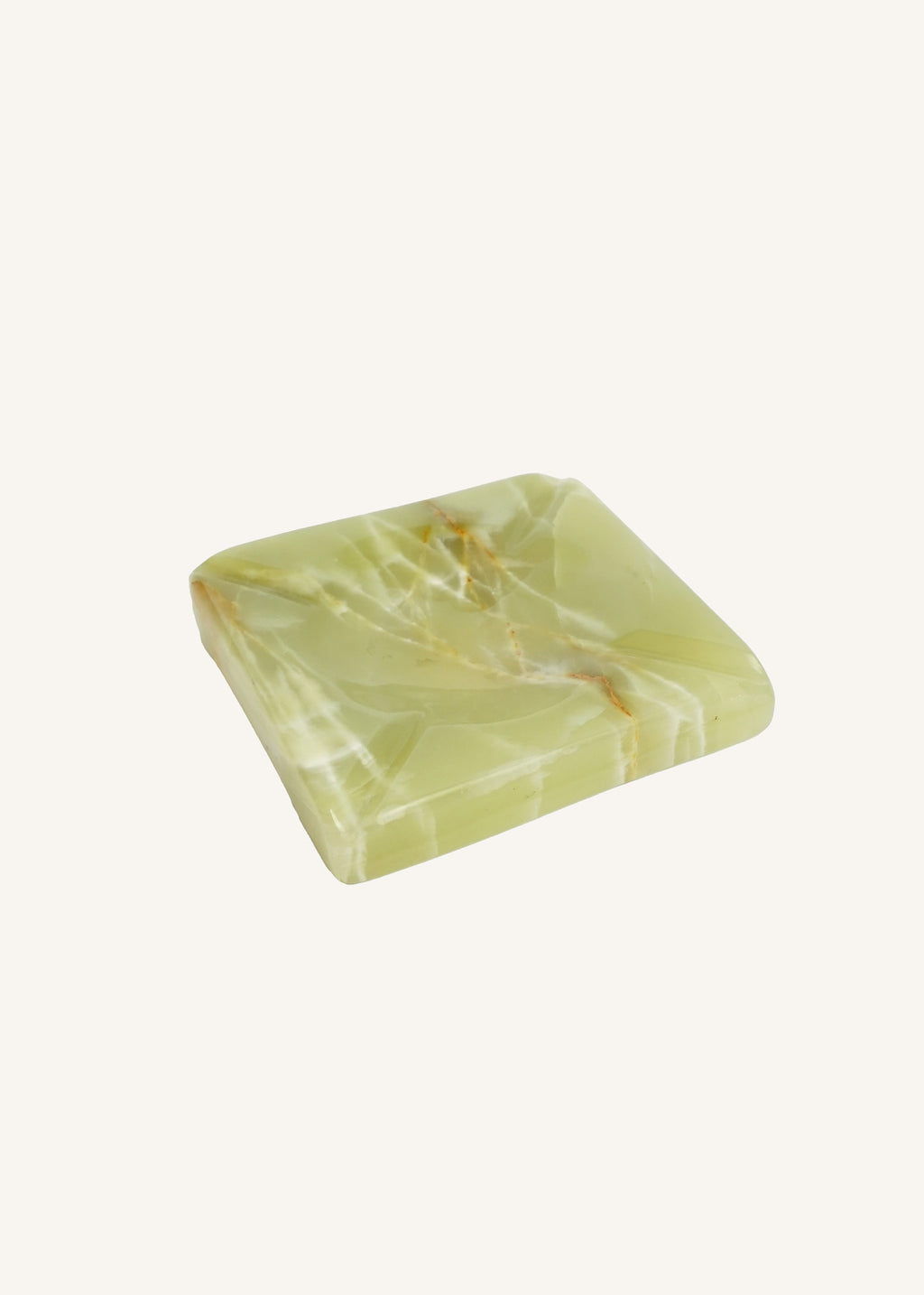 Green Square Onyx Marble Ashtray