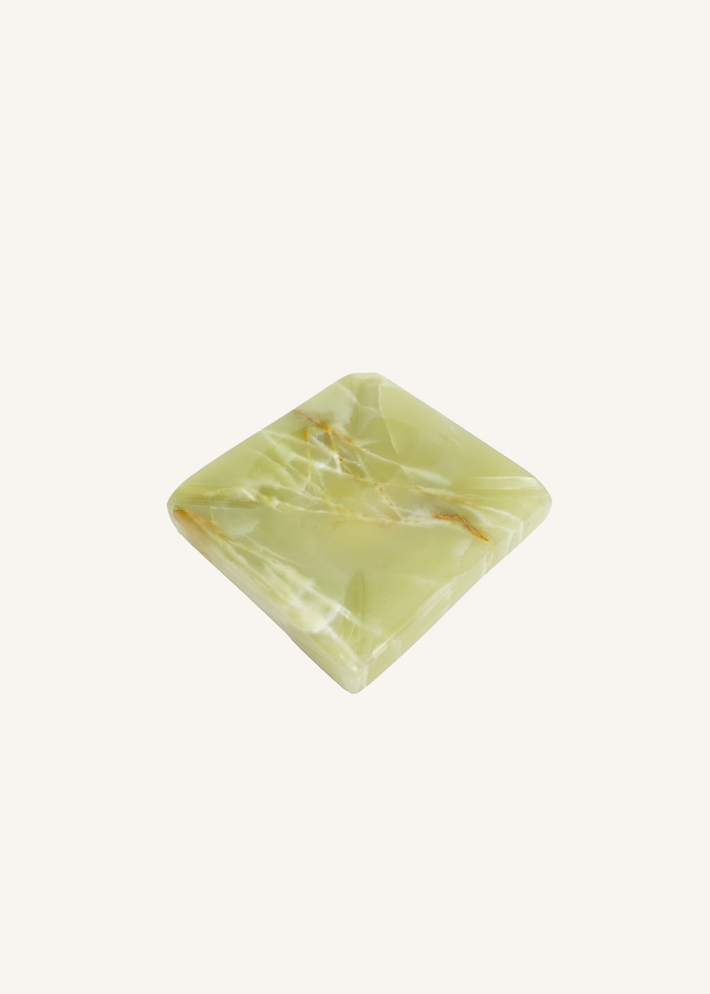 Green Square Onyx Marble Ashtray