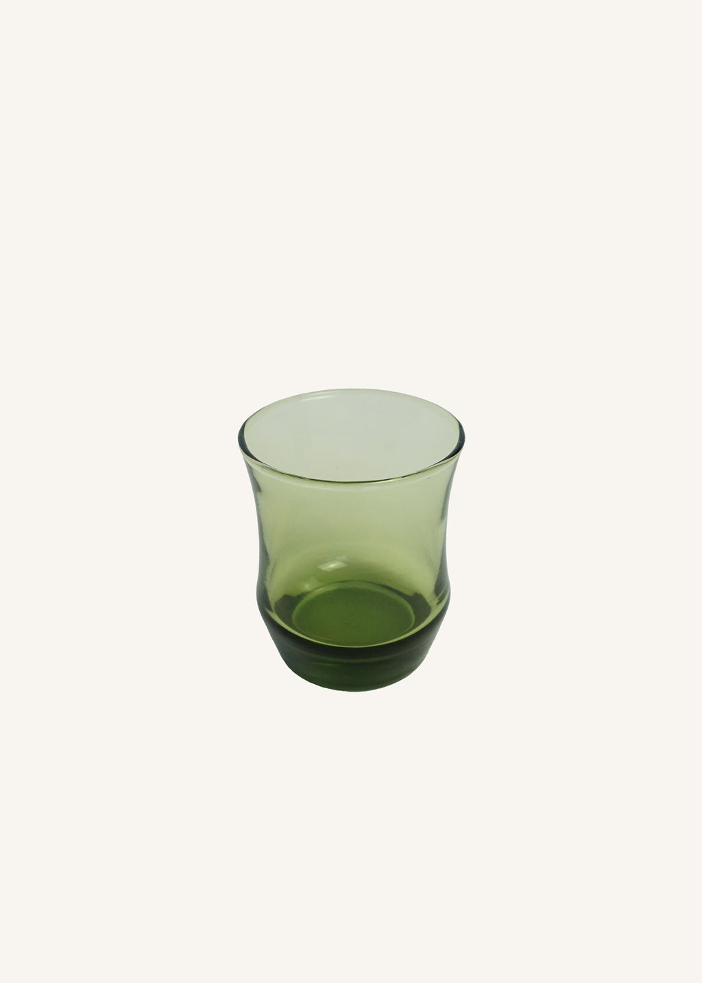 Green Tulip Glasses