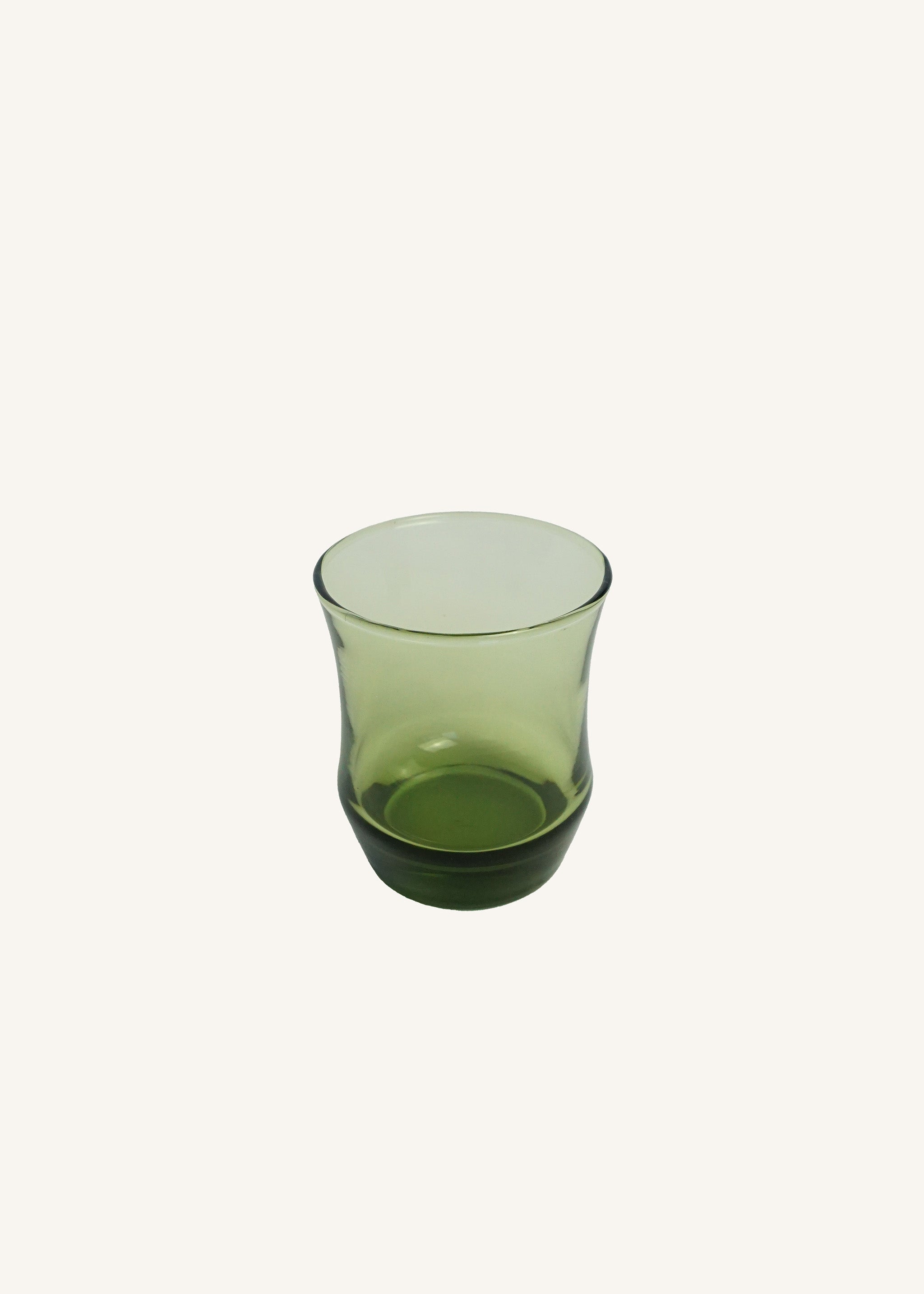 Green Tulip Glasses