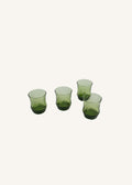 Green Tulip Glasses