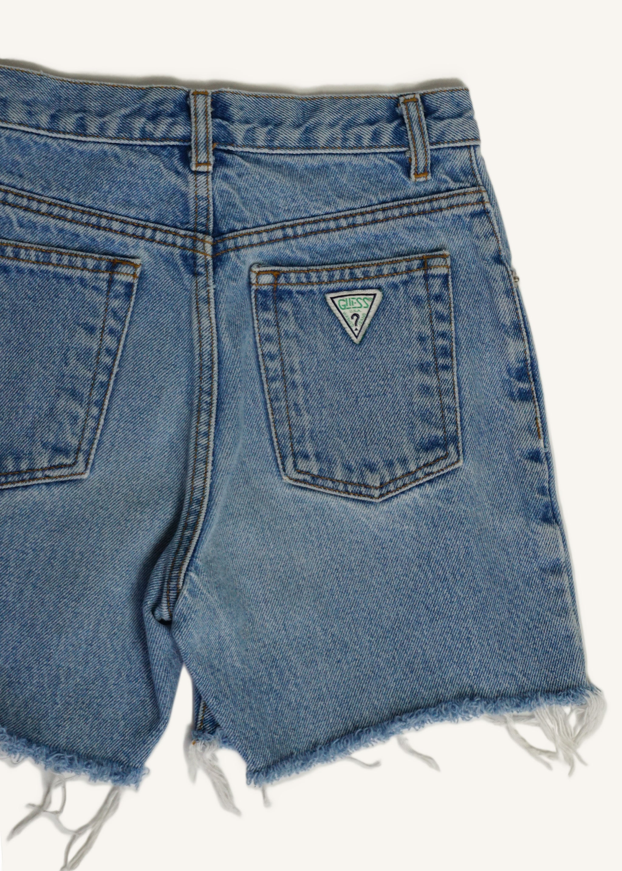 Guess Long Cut Off Shorts SZ 25