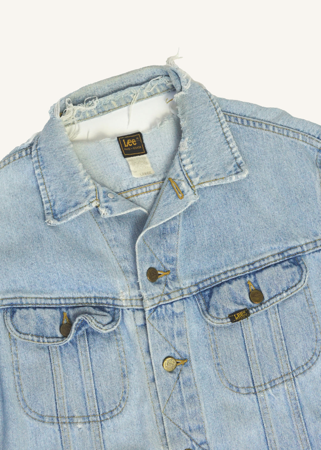 Lee Light Wash Trucker Jacket SZ Medium