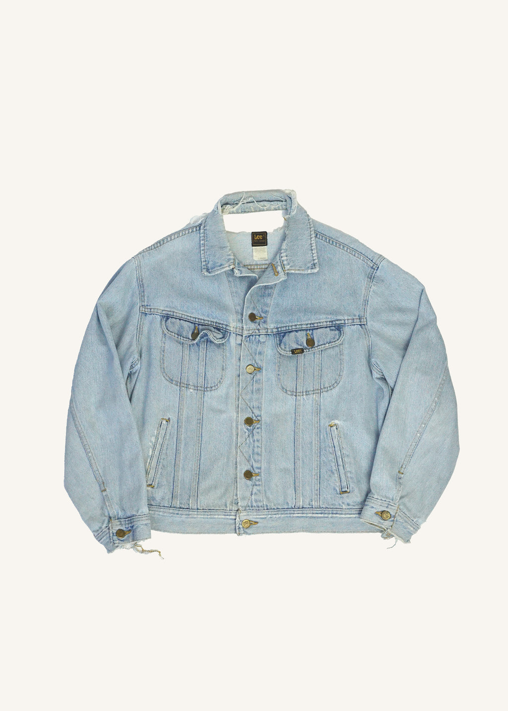 Lee Light Wash Trucker Jacket SZ Medium