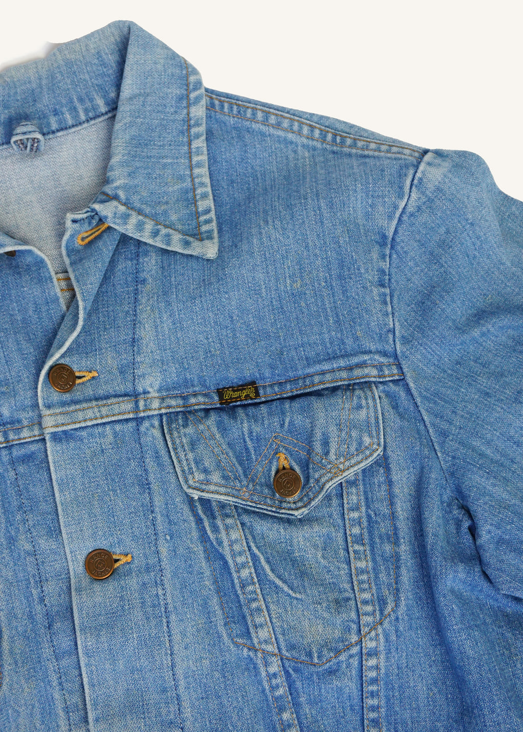 Lightweight Wrangler Trucker Jacket SZ Medium