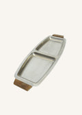 Metal + Wood Divided Tray
