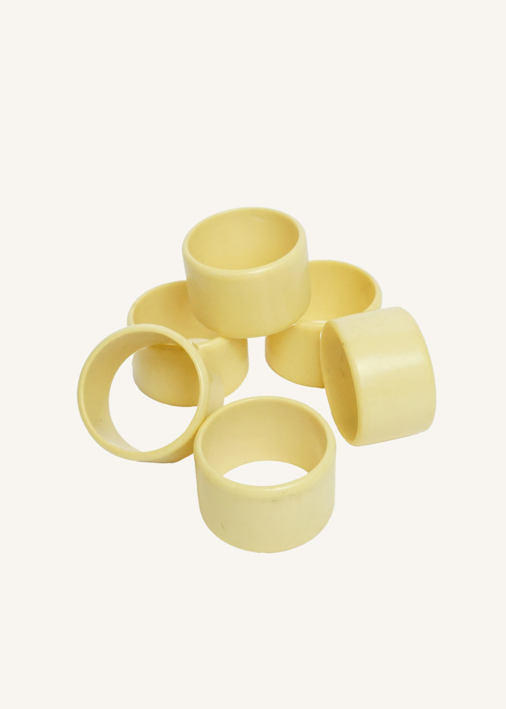 Off White Napkin Rings